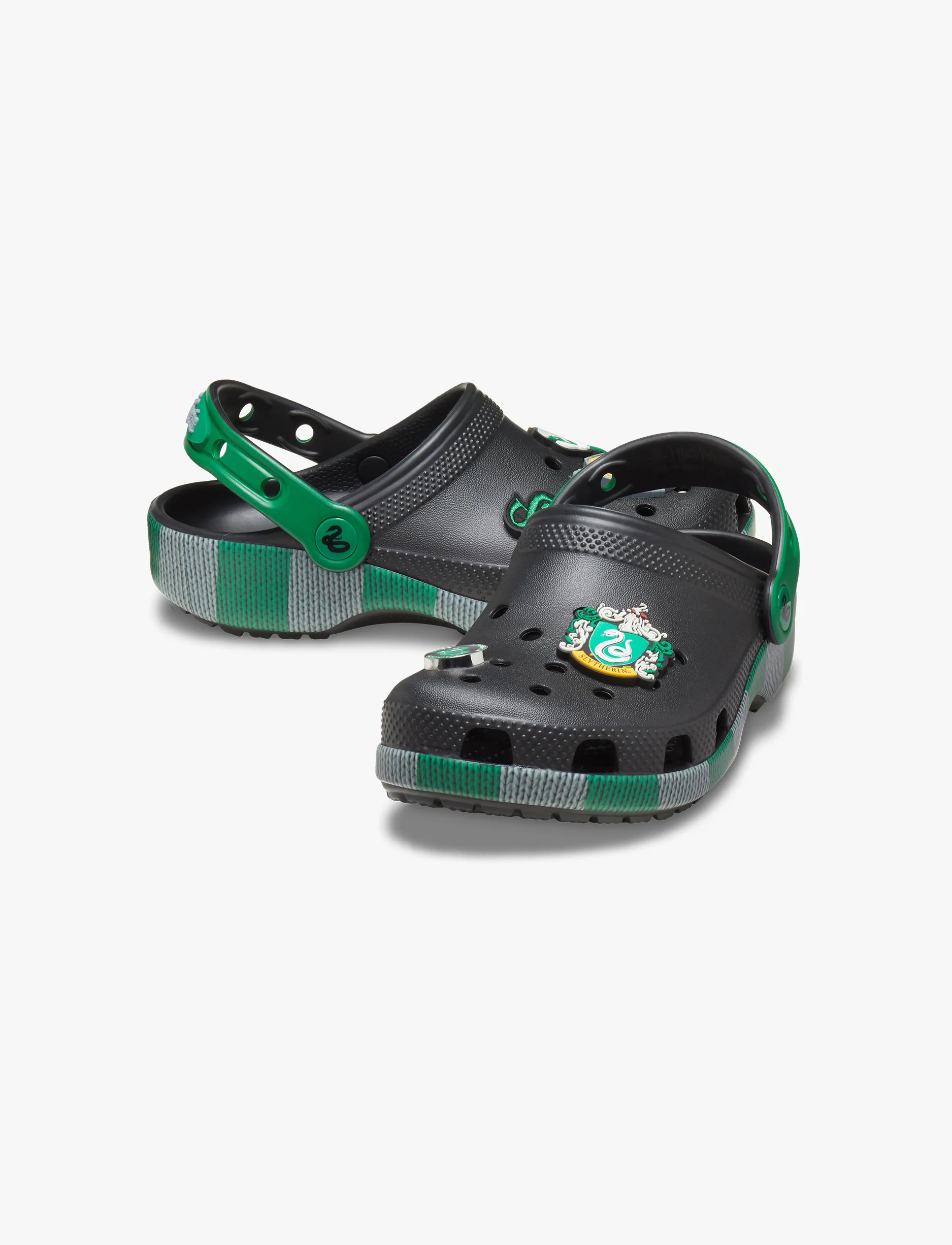 Crocs Harry Potter Slytherin Classic Clog K - כפכפי קרוקס קלוג הארי פוטר סלית'רין לילדים בצבע שחור/ירוק - Image 4