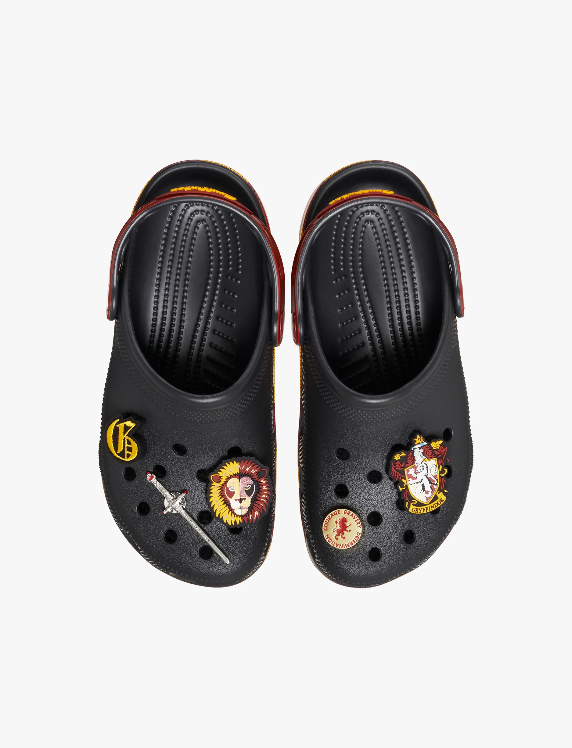Crocs Harry Potter Gryffindor Classic Clog  - כפכפי קרוקס קלוג הארי פוטר גריפינדור בצבע שחור/בורדו - Image 3