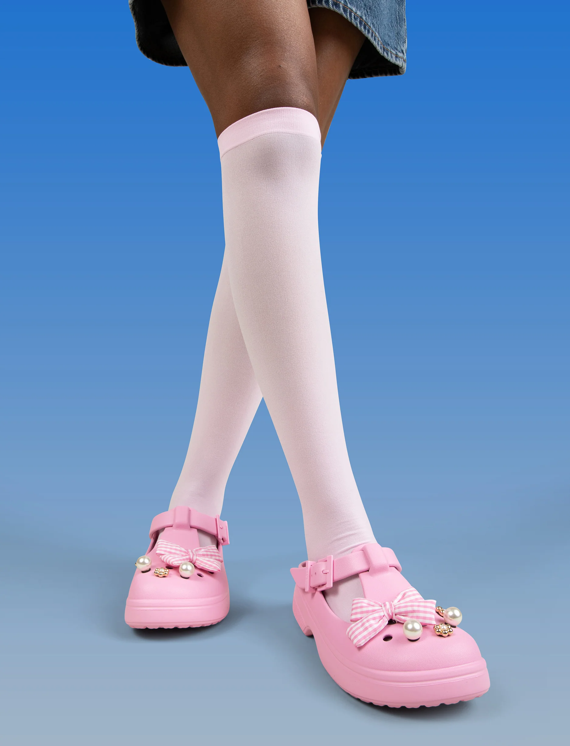 Crocs Classic Mary Jane Clog - כפכפי קרוקס לנשים מרי ג'ין בצבע ורוד - Image 2