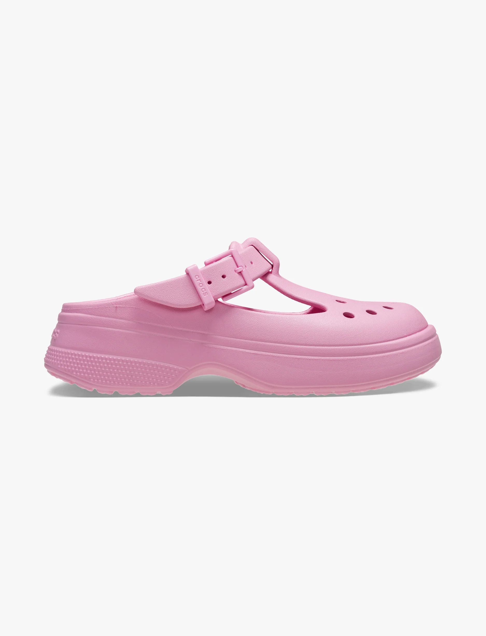 Crocs Classic Mary Jane Clog - כפכפי קרוקס לנשים מרי ג'ין בצבע ורוד - Image 4
