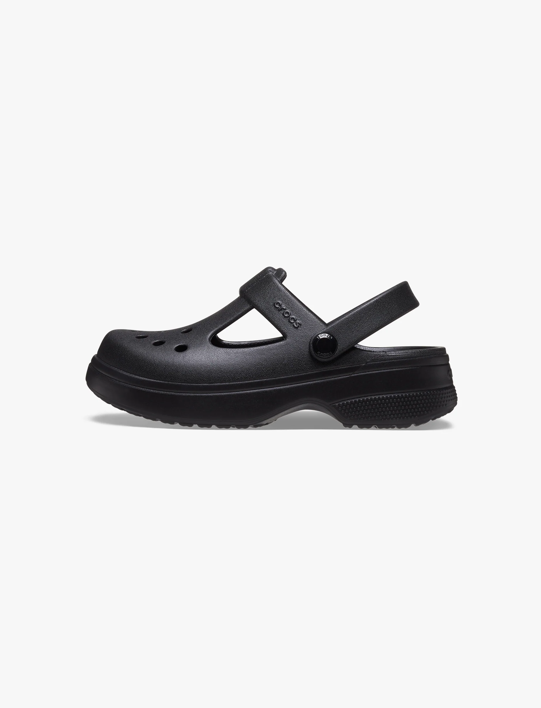 Crocs Classic Mary Jane Clog K - כפכפי קלוג קרוקס מרי ג'ין לבנות בצבע שחור - Image 6