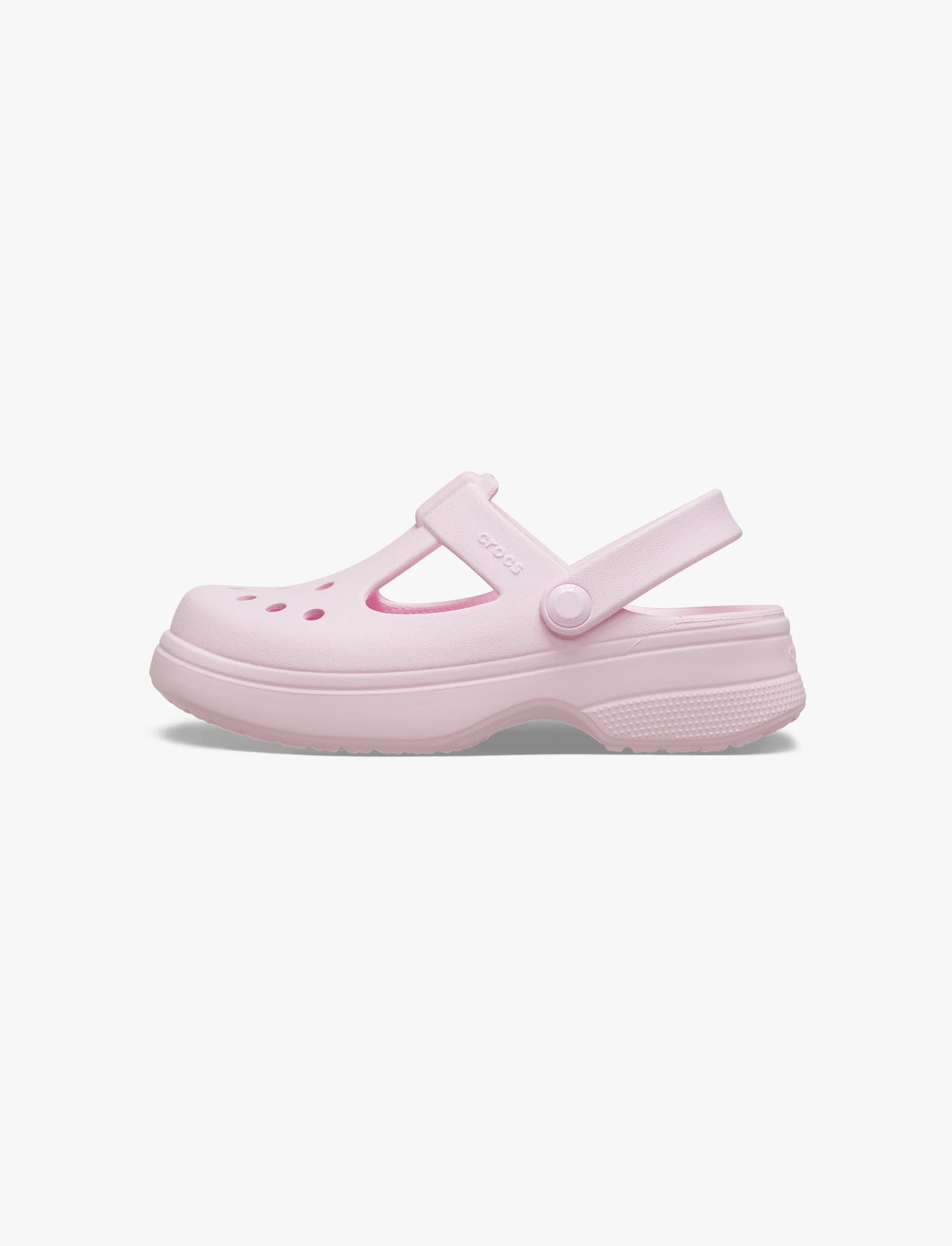 Crocs Classic Mary Jane Clog K - כפכפי קלוג קרוקס מרי ג'ין לבנות בצבע ורוד - Image 6