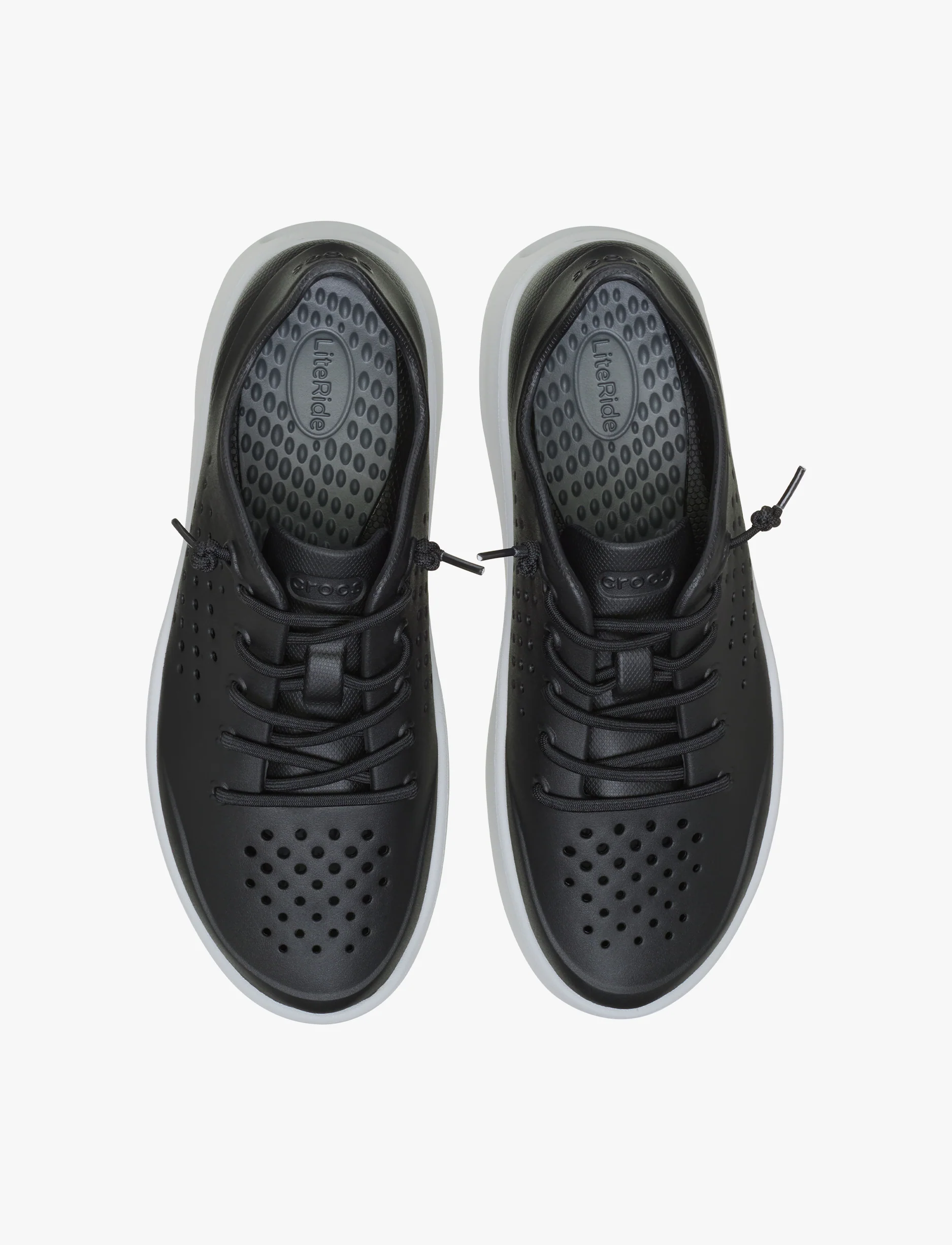Crocs InMotion Pacer M - נעלי סניקרס קרוקס לגברים בצבע שחור/אפור אטמוספירה - Image 4