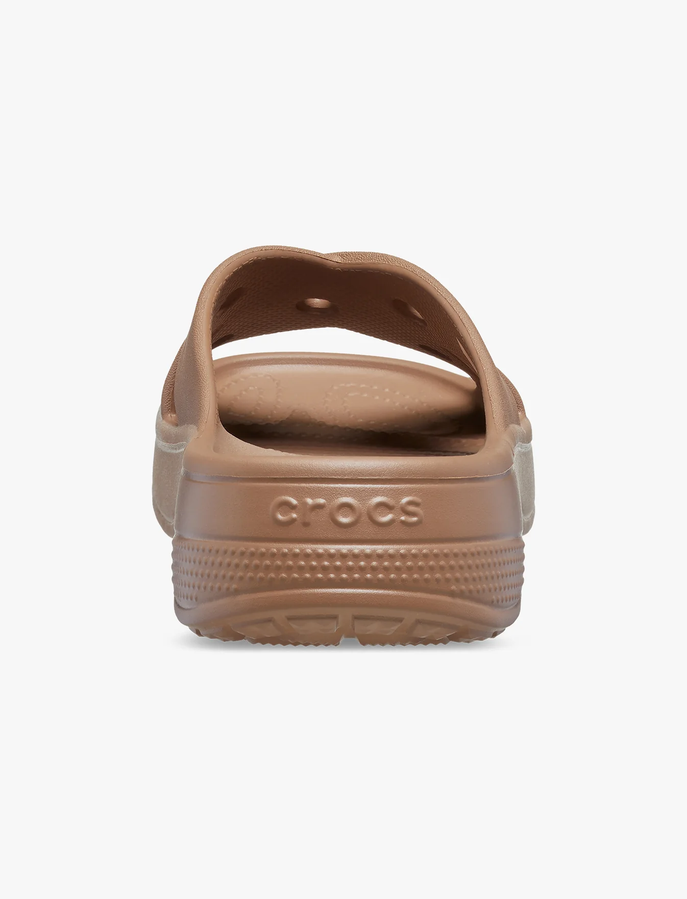 Crocs Classic Women's Cross Strap - כפכפי קרוקס לנשים בצבע חום - Image 6