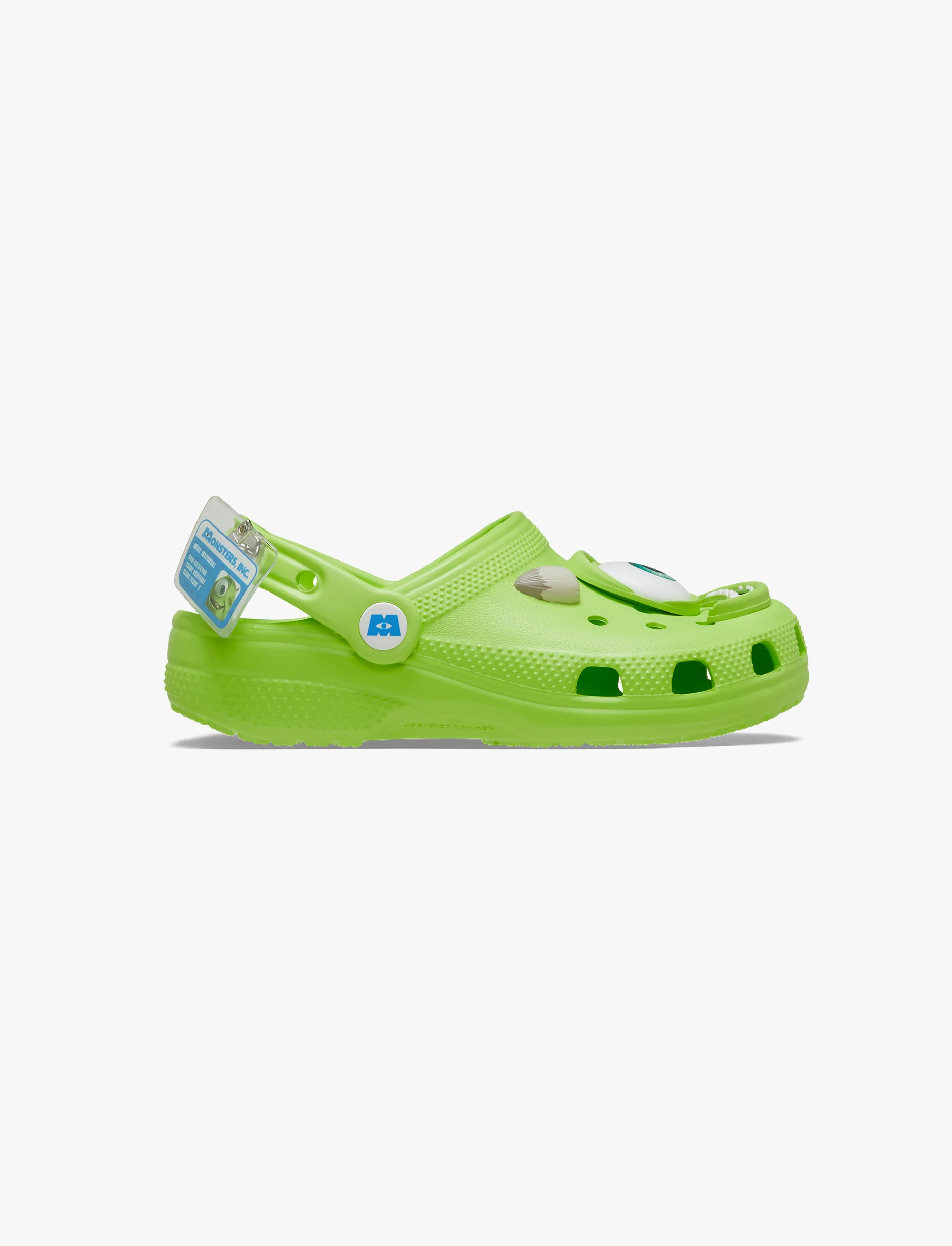 Crocs Monsters Inc Mike Classic Clog K  - כפכפי קרוקס קלוג מפלצות לילדים בצבע ירוק - Image 2
