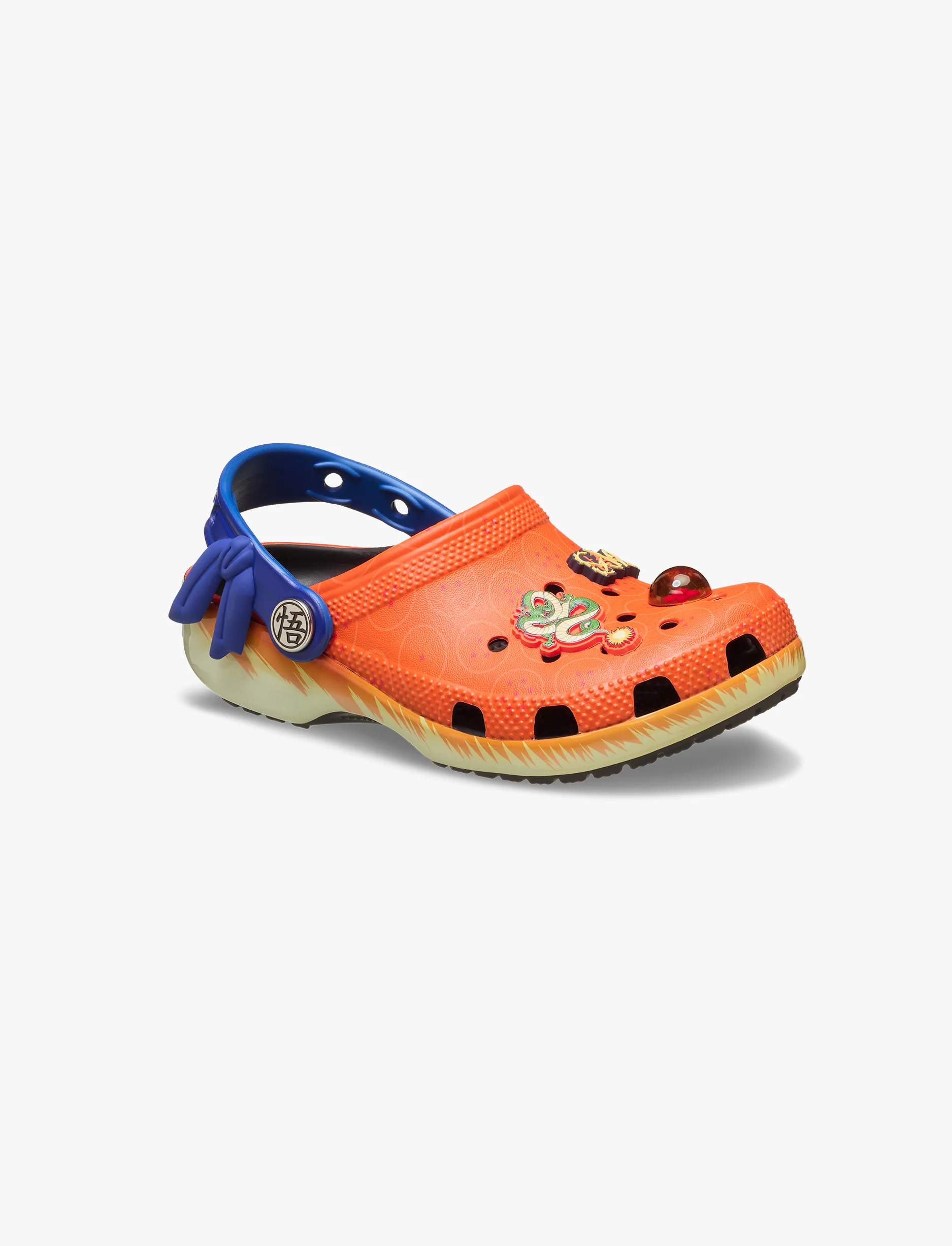 Crocs Dragon Ball Z Classic Clog K - כפכפי קרוקס קלוג דרגון בול זי לילדים בצבע כתום/כחול