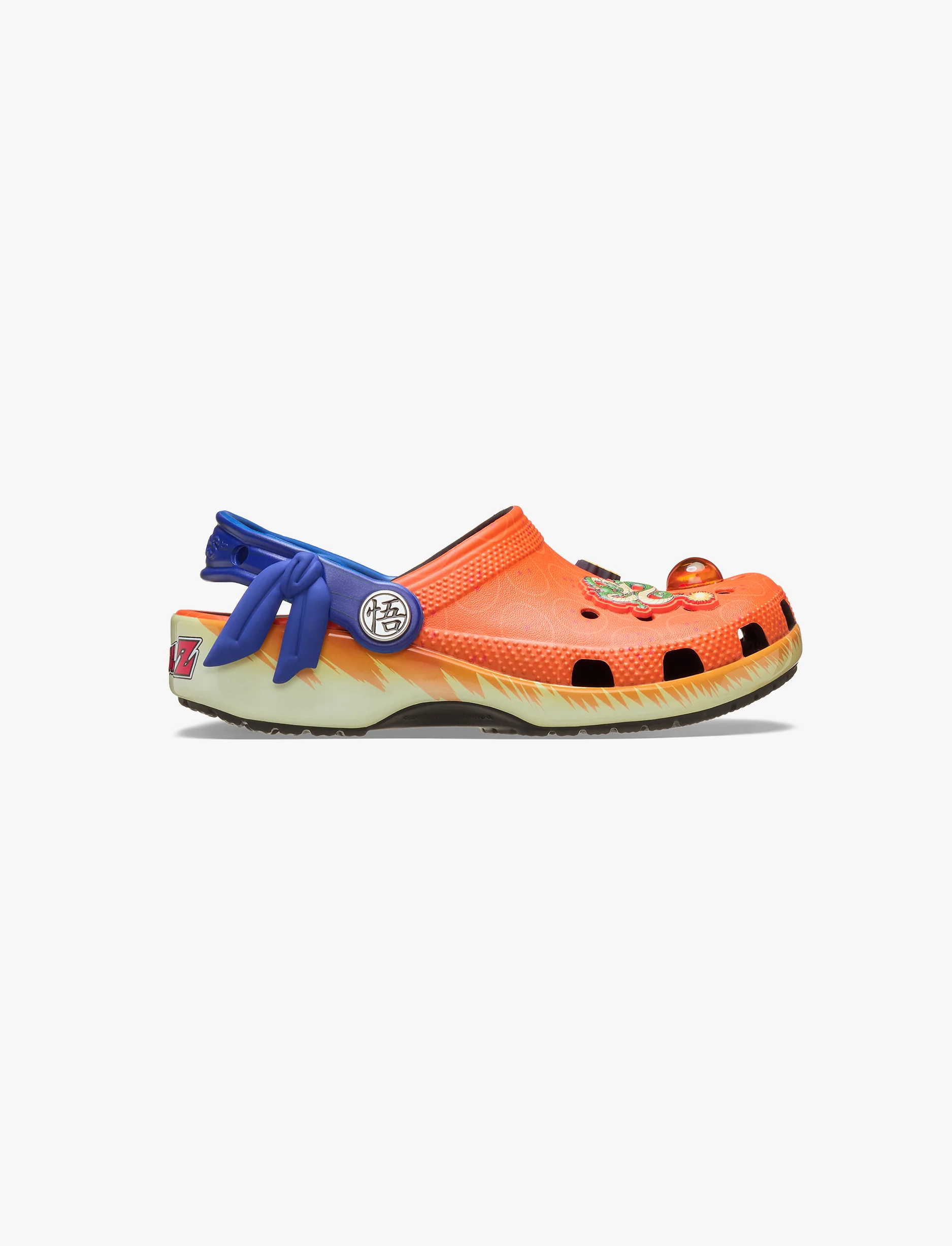 Crocs Dragon Ball Z Classic Clog K - כפכפי קרוקס קלוג דרגון בול זי לילדים בצבע כתום/כחול - Image 2