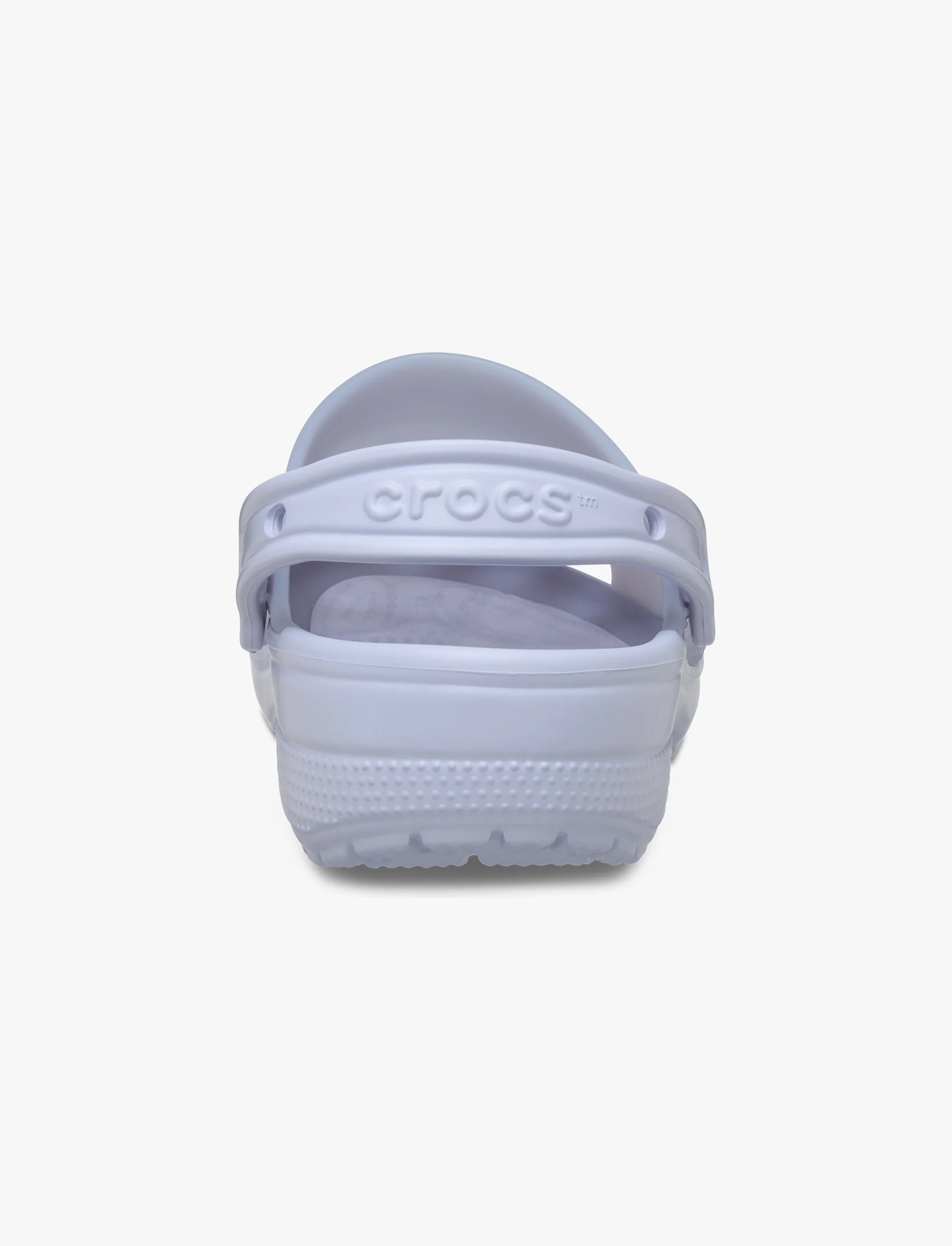 Crocs Classic Frosted Clog - כפכפי קלוג קרוקס בגימור שקוף-מט בצבע סגלגל ירח - Image 6