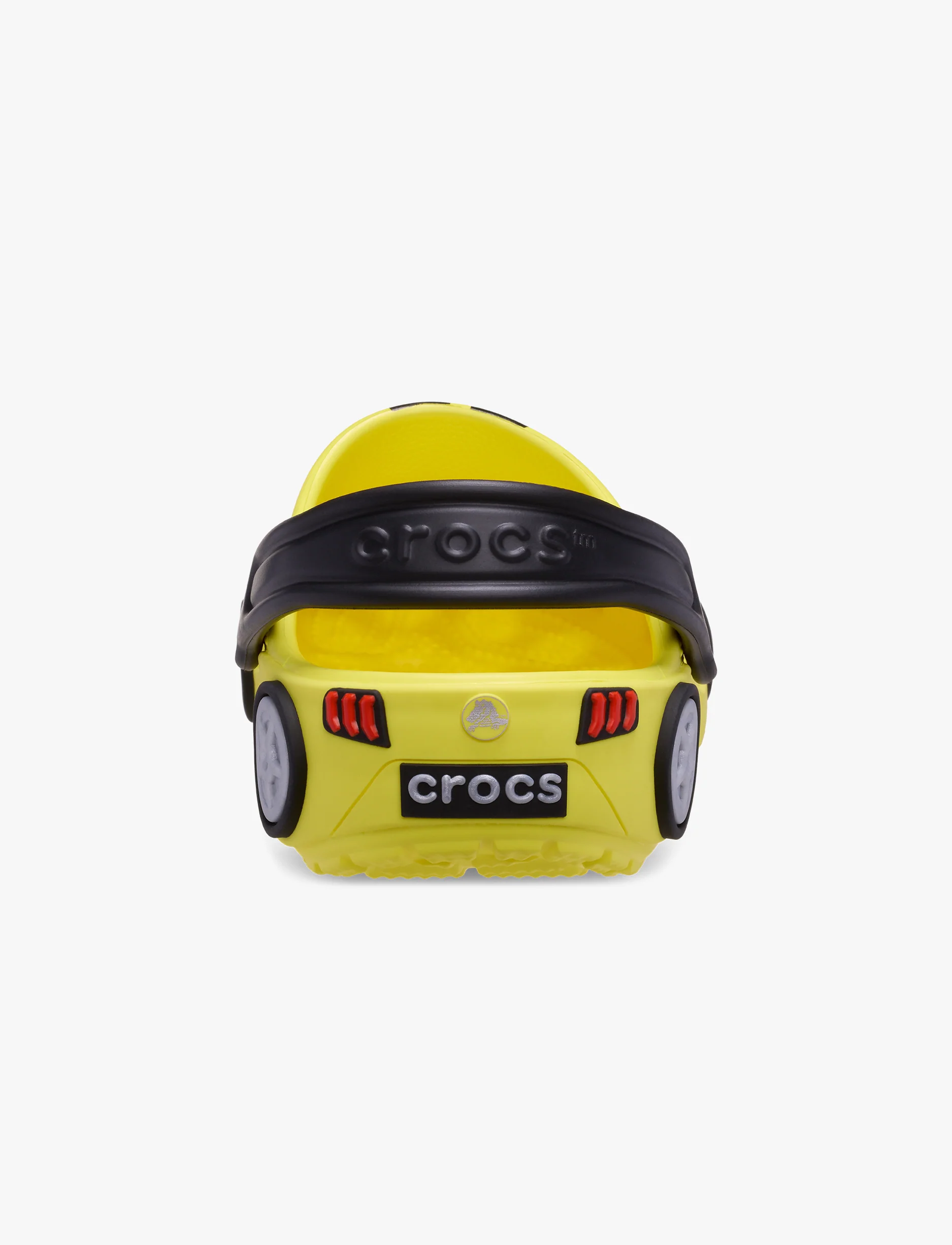 Crocs Classic IAM Race Car Clog T - כפכפי קלוג קרוקס לילדים בעיצוב מכונית מירוץ בצבע צהוב/שחור - Image 6