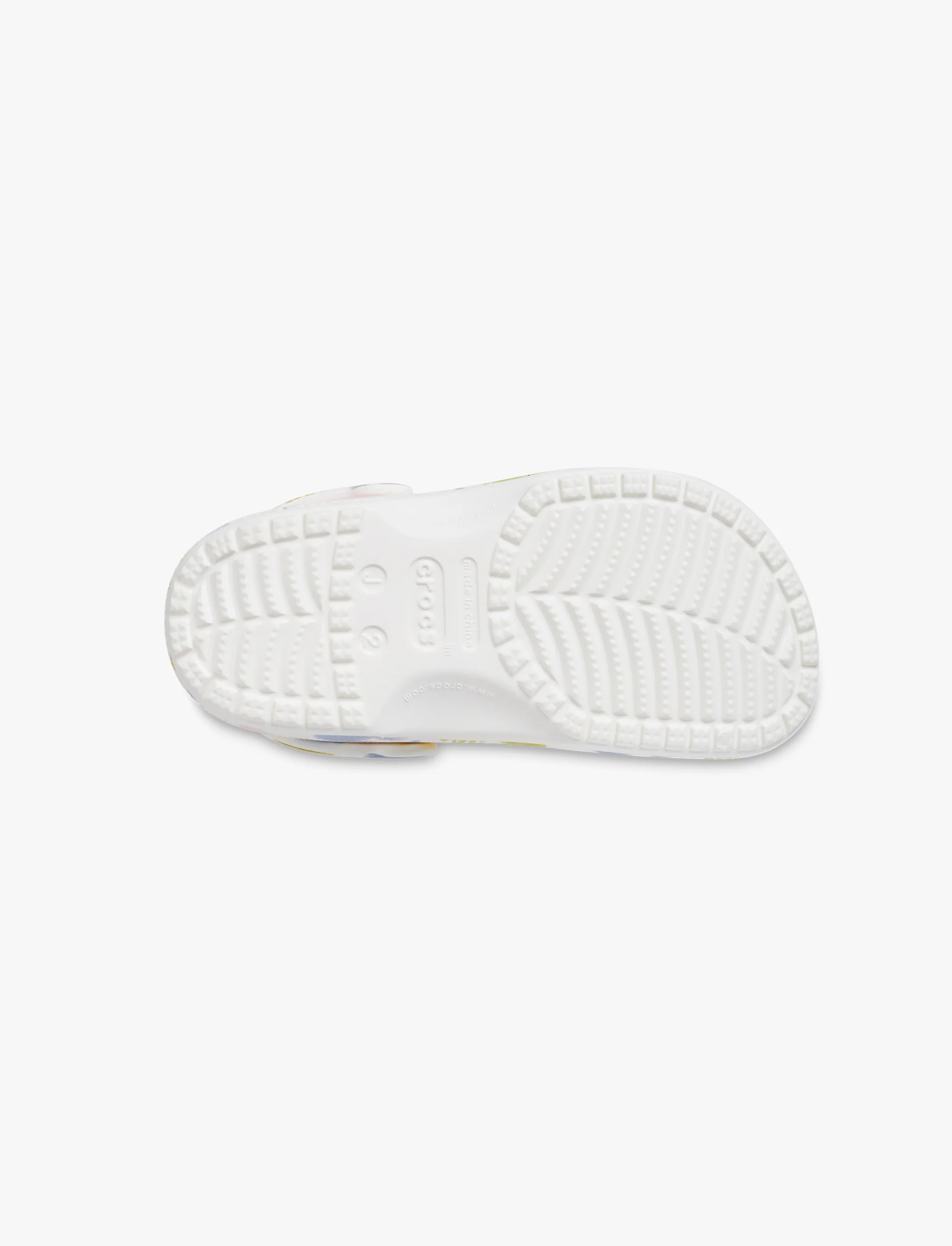 Crocs Classic Pastel Pets Clog K -  כפכפי קרוקס לילדים בצבע לבן גיר בהדפס צבעוני - Image 7