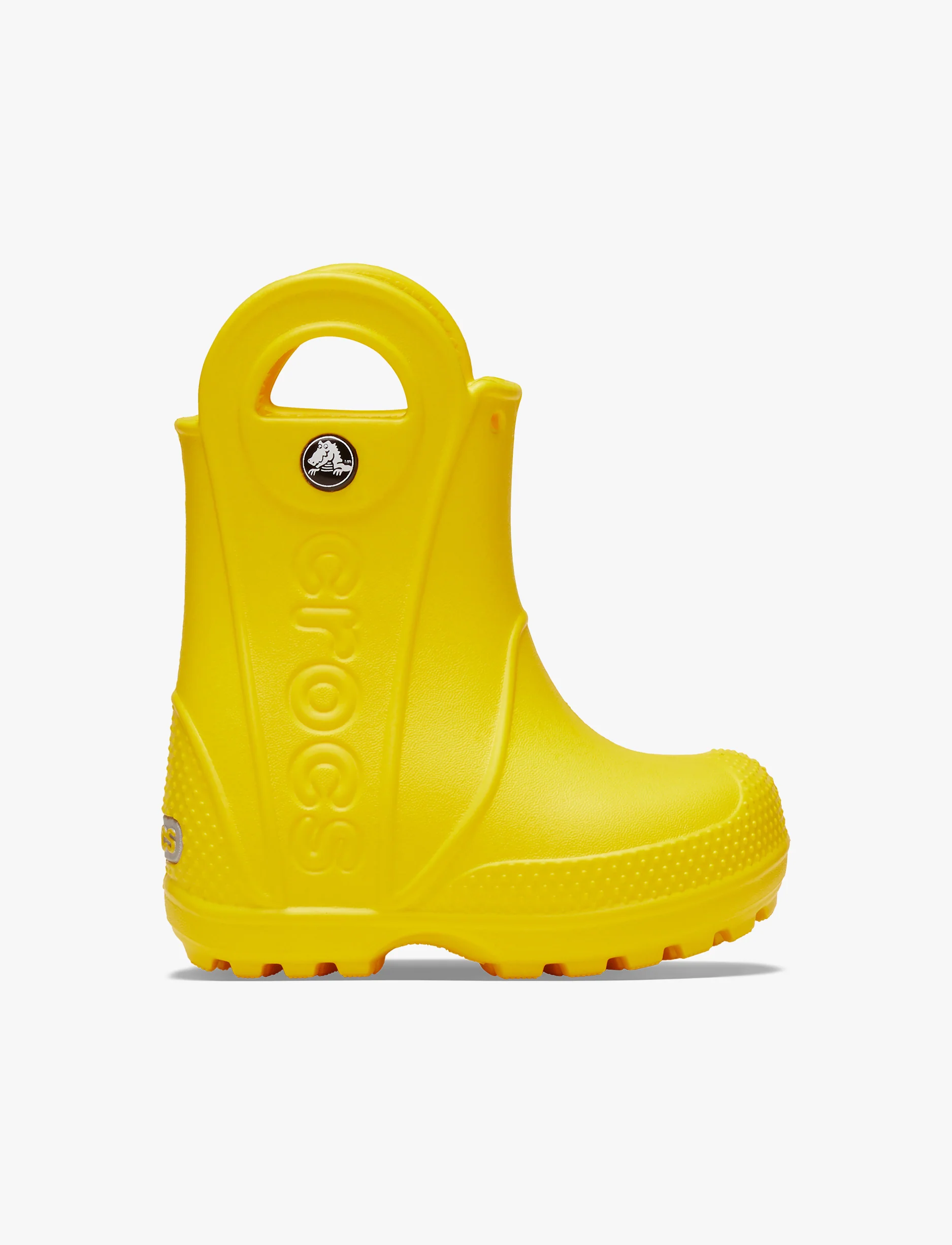 Crocs Handle It Rain Boot K - מגפי גשם קרוקס לילדים בצבע צהוב - Image 2
