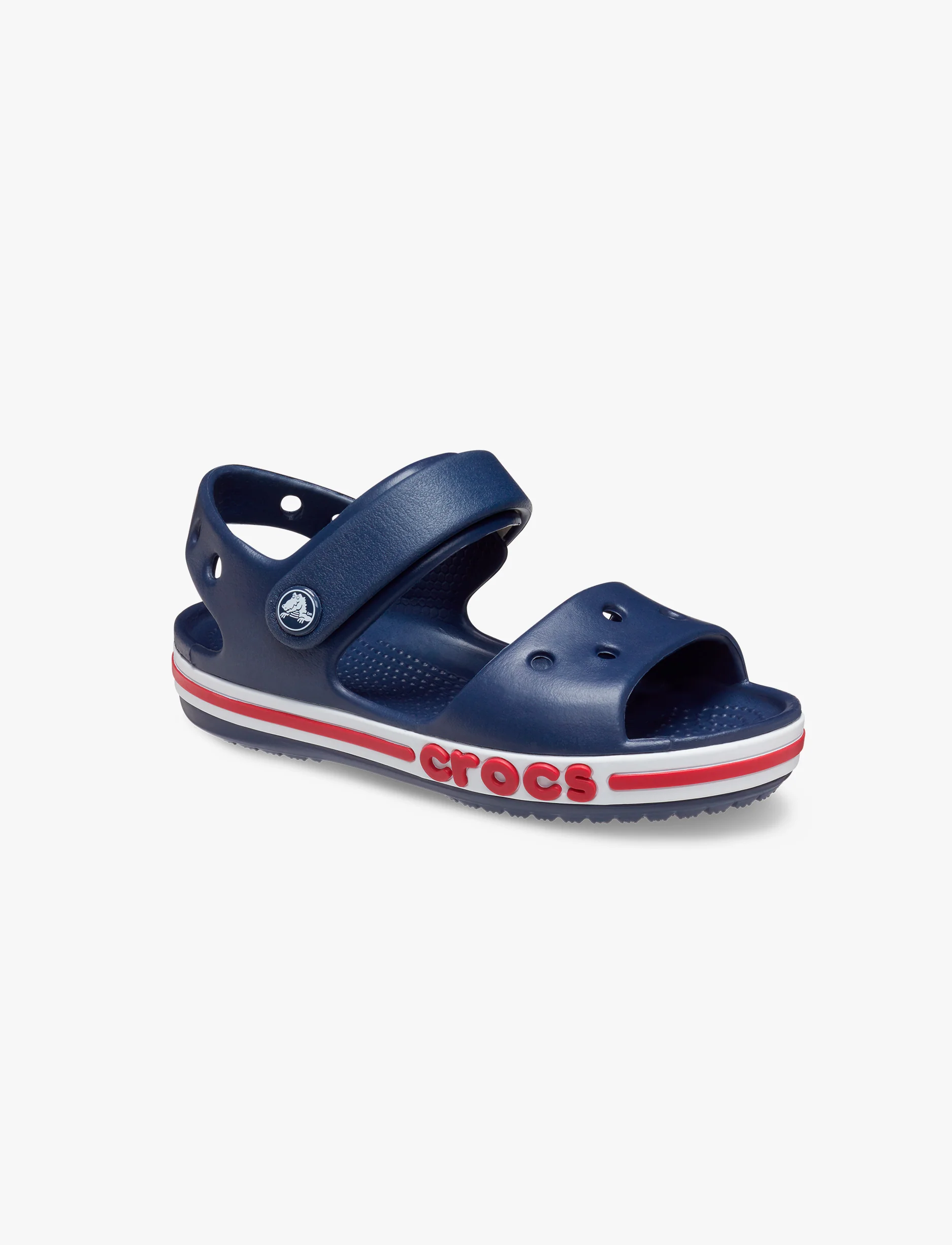 Crocs Bayaband Sandal T-   סנדלי קרוקס לילדים באיה באנד בצבע נייבי/פפר מידות קטנות