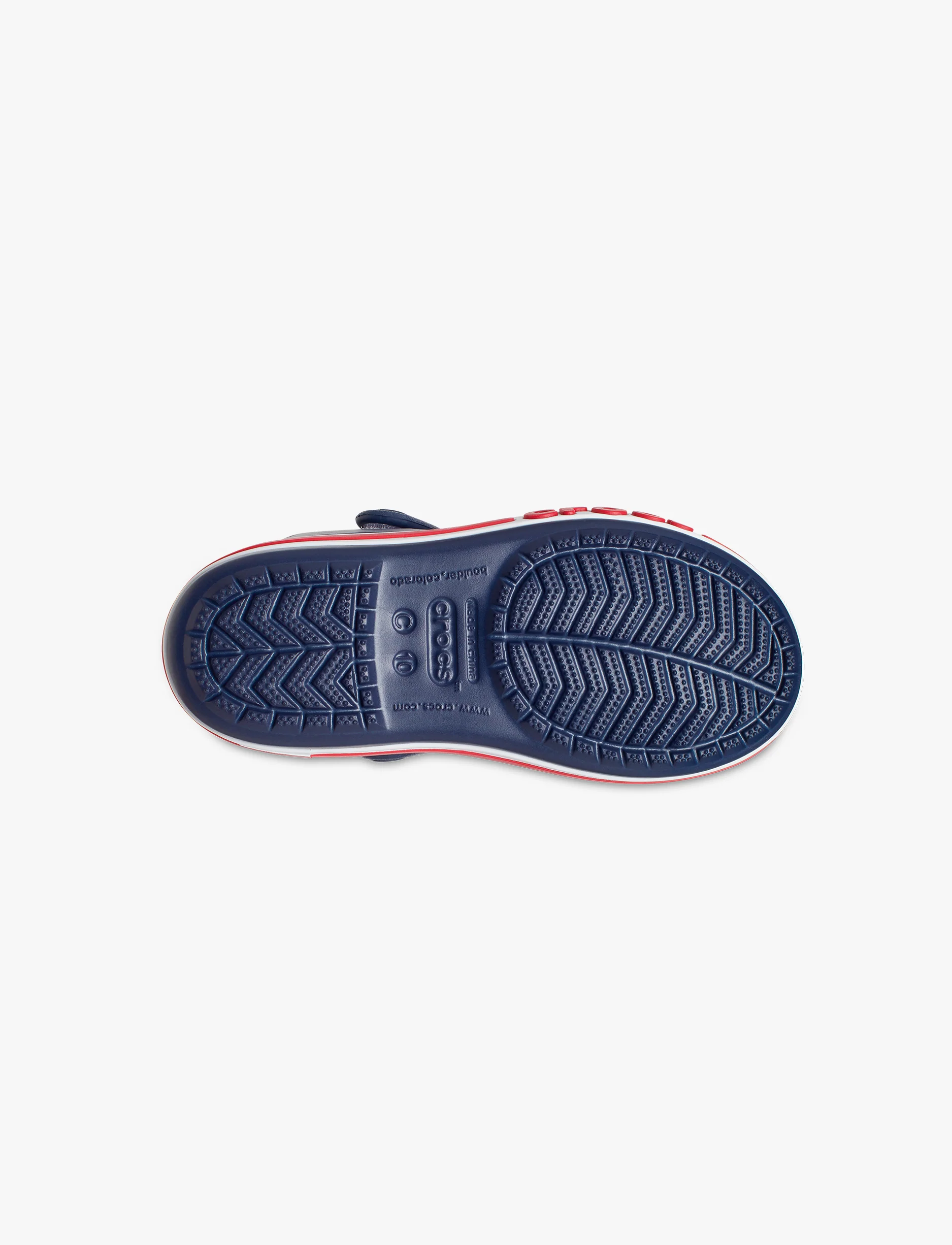 Crocs Bayaband Sandal T-   סנדלי קרוקס לילדים באיה באנד בצבע נייבי/פפר מידות קטנות - Image 7