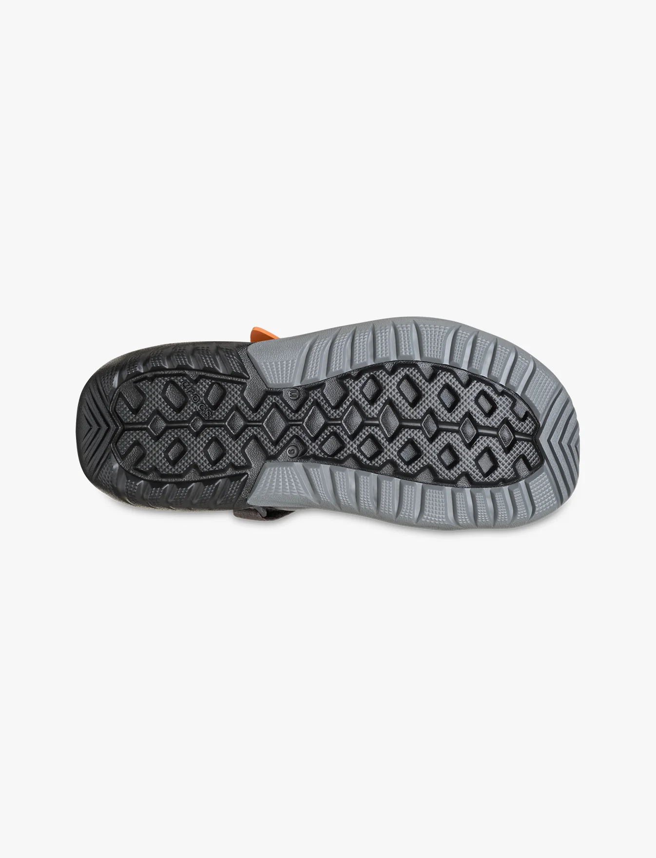 Crocs Swiftwater Mesh Deck Sandal -  סנדלי קרוקס סוויפווטר לגברים בצבע מיראז' אפור/שחור - Image 7