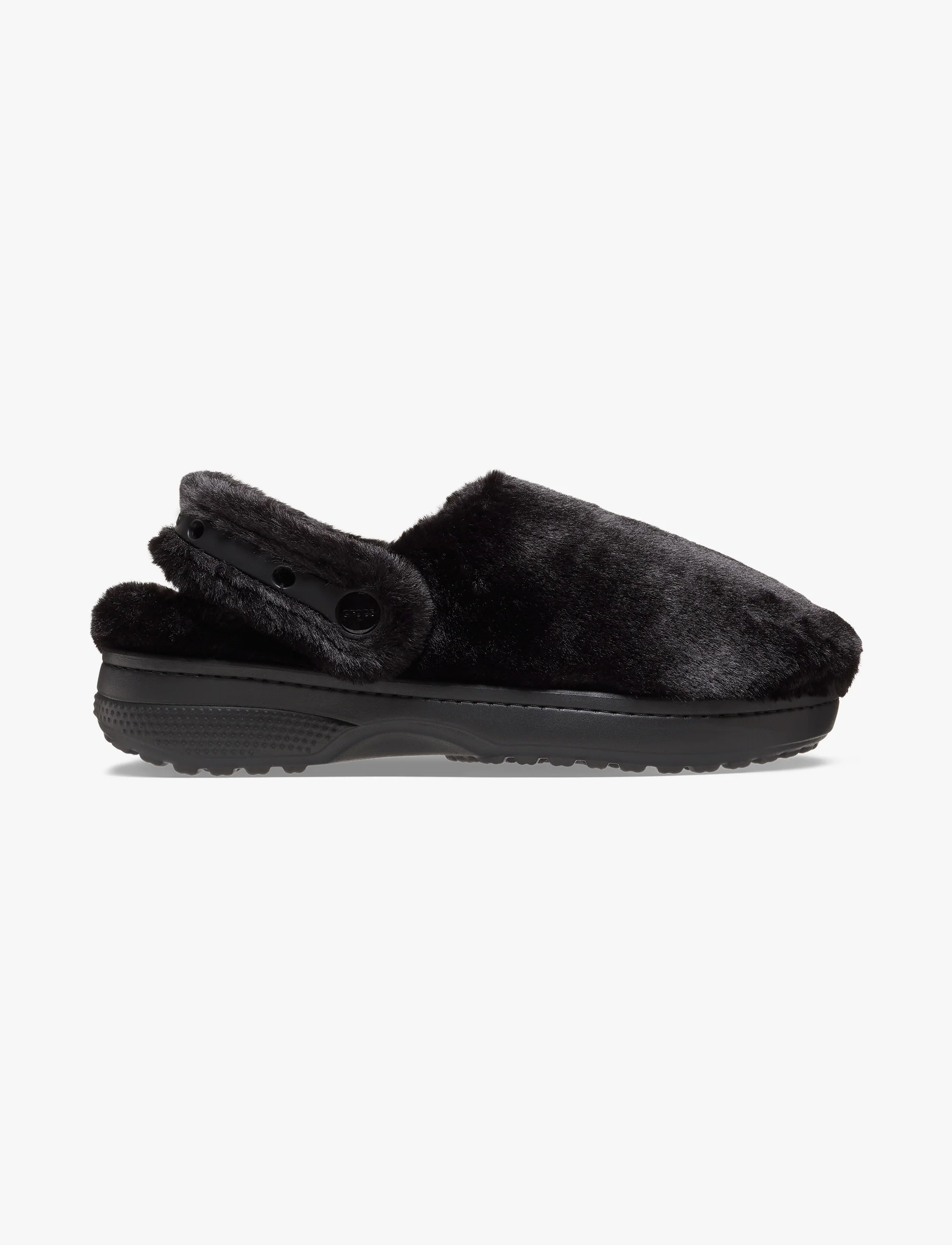 Crocs Classic Unfurgettable Clog - כפכפי קרוקס פרוותיים לנשים בצבע שחור - Image 2