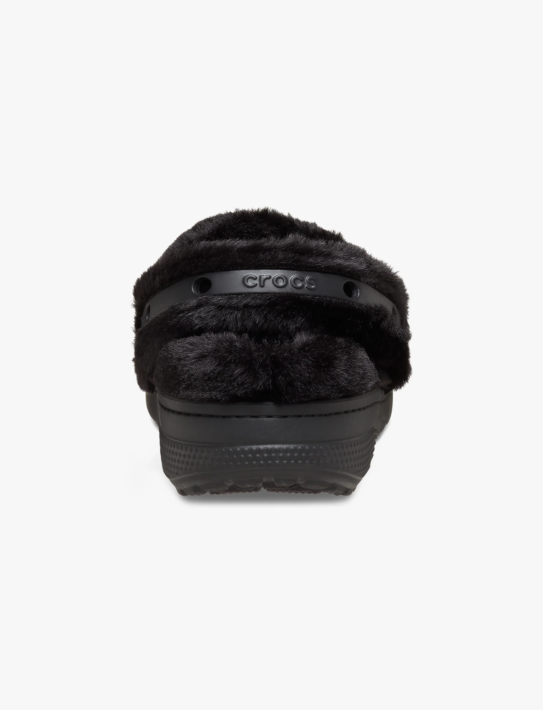 Crocs Classic Unfurgettable Clog - כפכפי קרוקס פרוותיים לנשים בצבע שחור - Image 6