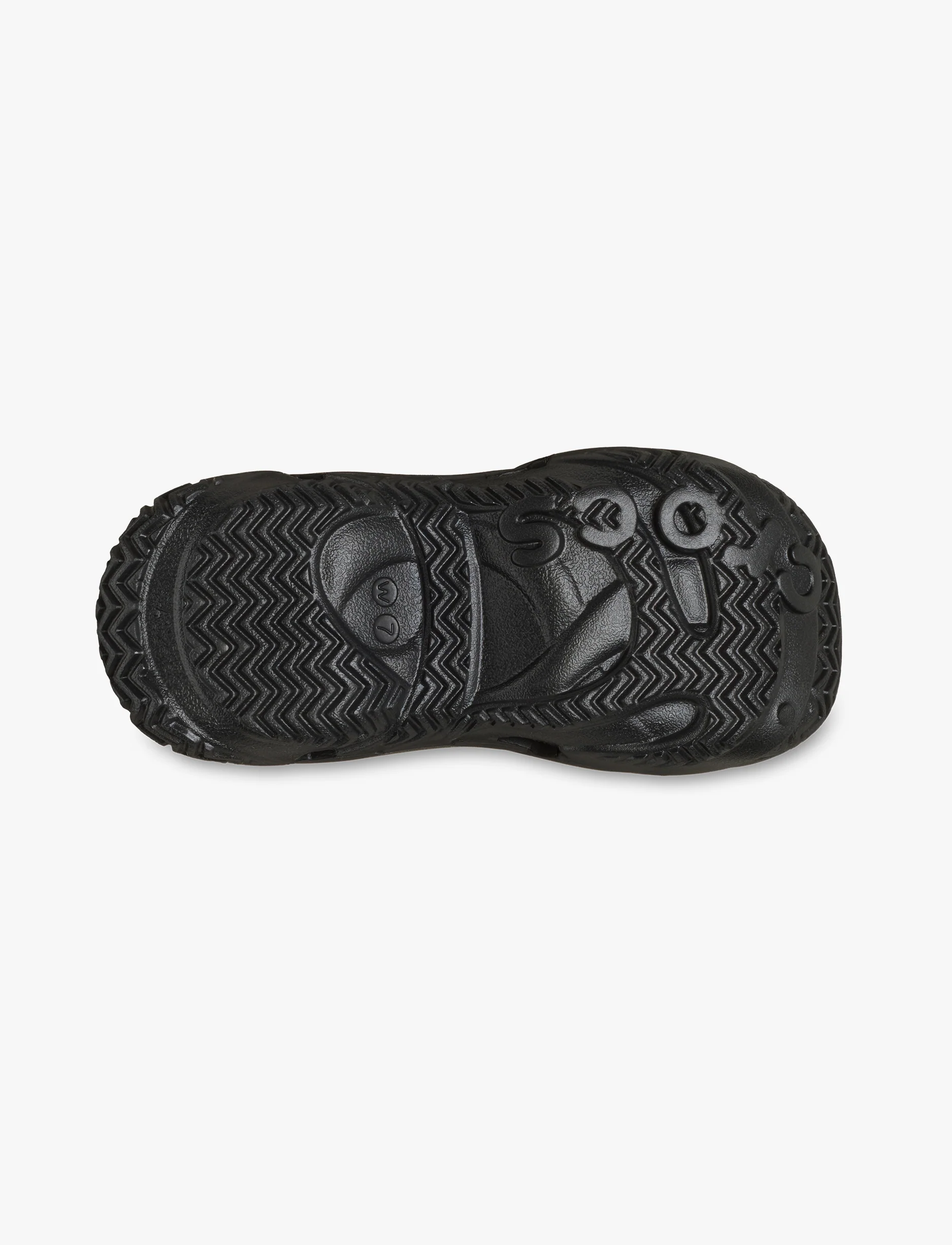 Crocs Caged Clog - כפכפי קרוקס פלטפורמה לנשים בצבע שחור - Image 7