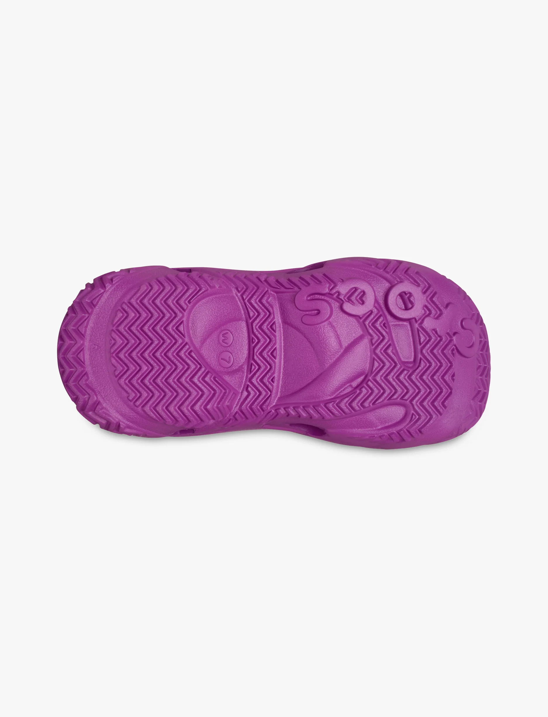 Crocs Caged Clog - כפכפי קרוקס פלטפורמה לנשים בצבע אשכולית - Image 7
