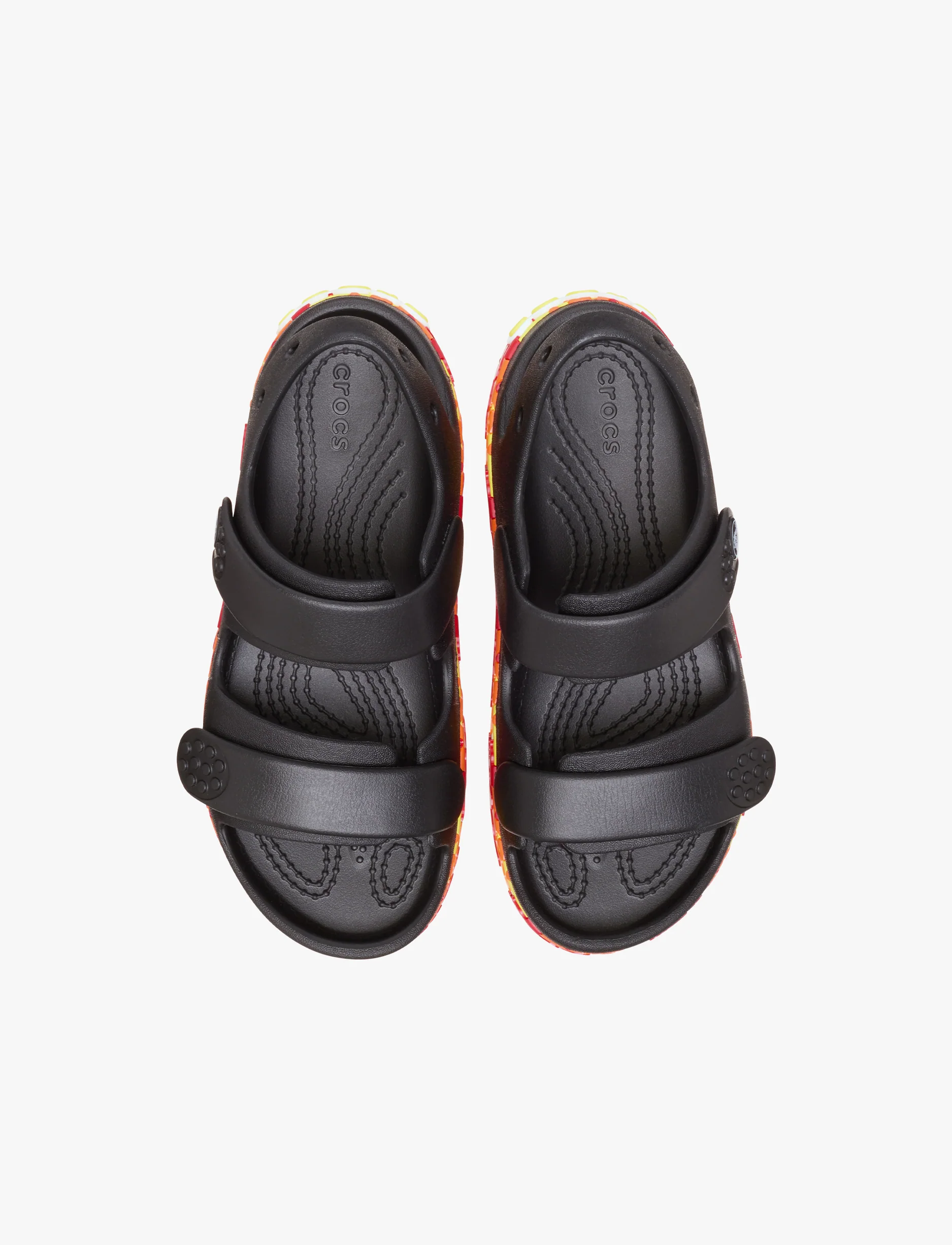 Crocs Crocband Cruiser Flames - סנדלי קרוקס קרוקבנד לילדים בצבע שחור - Image 3