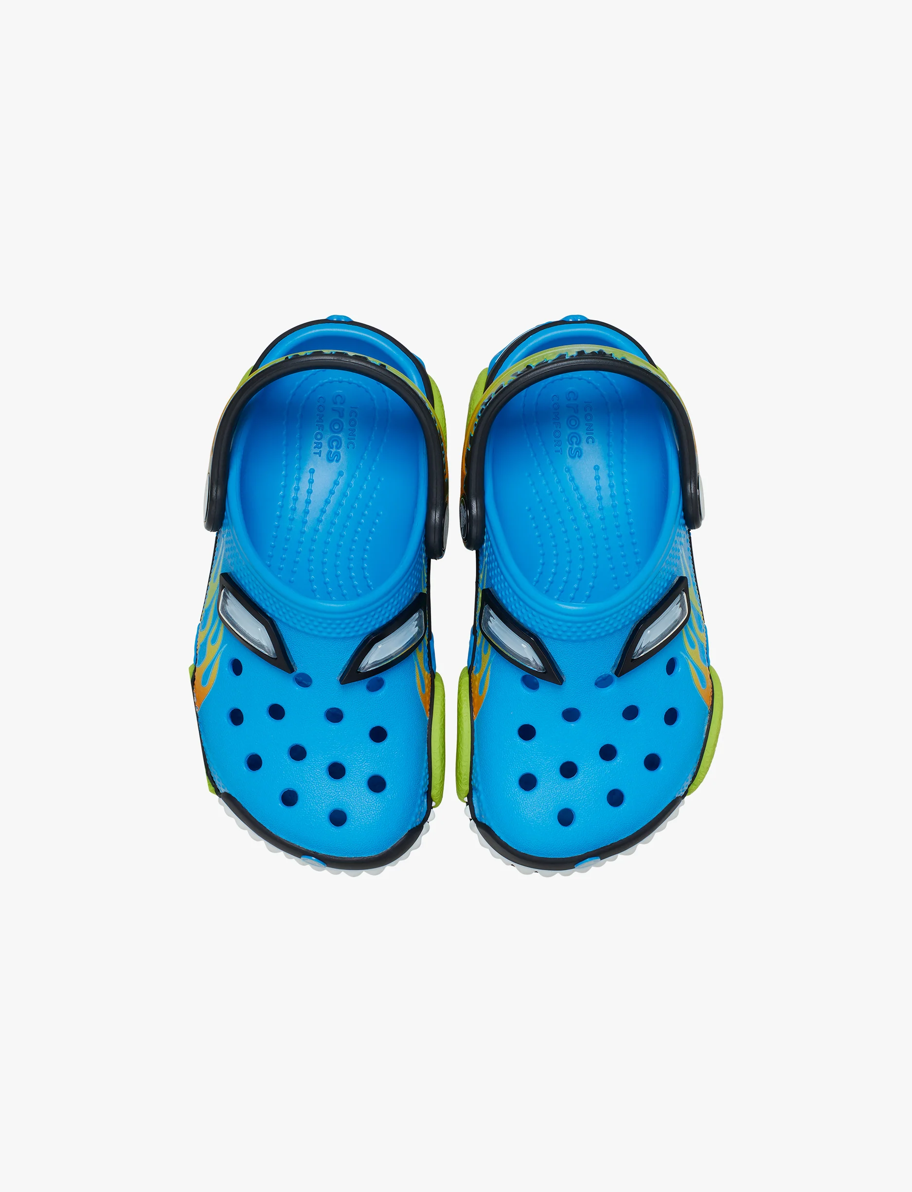 Crocs Toddler Classic I AM Monster Truck - כפכפי קרוקס קלוג בעיצוב משאית מפלצת בצבע כחול - Image 4