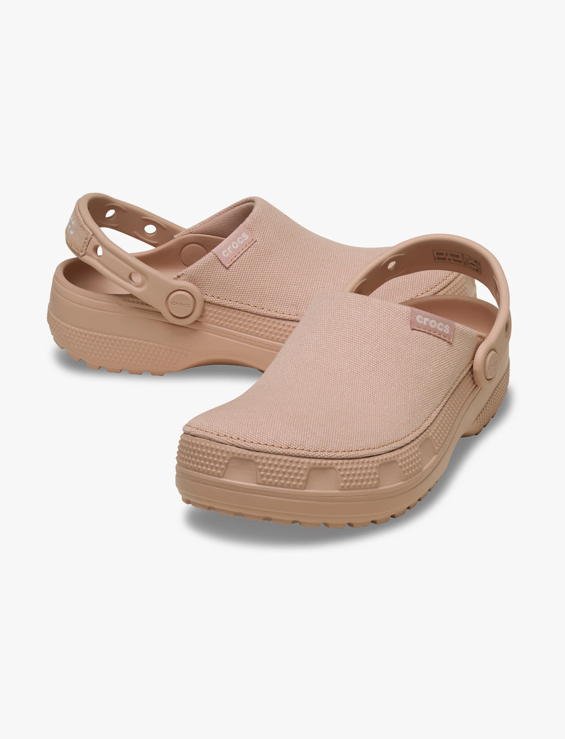 Crocs Classic Crafted Clog - כפכפי קלוג קרוקס קראפטד בצבע ורוד קרמל - Image 4