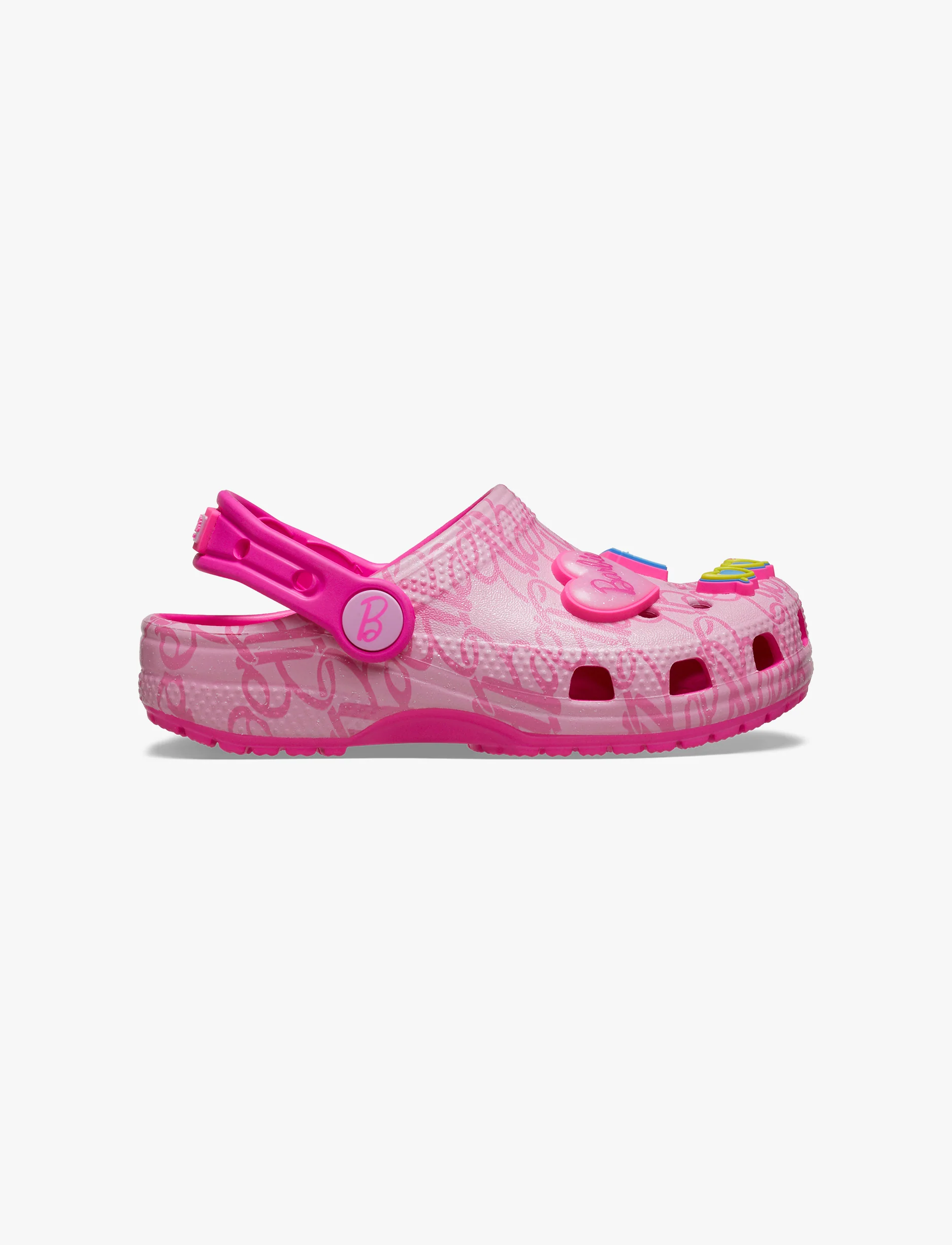 Crocs Barbie Classic Clog T - כפכפי קרוקס קלוג ברבי לבנות בצבע ורוד מידות קטנות - Image 2