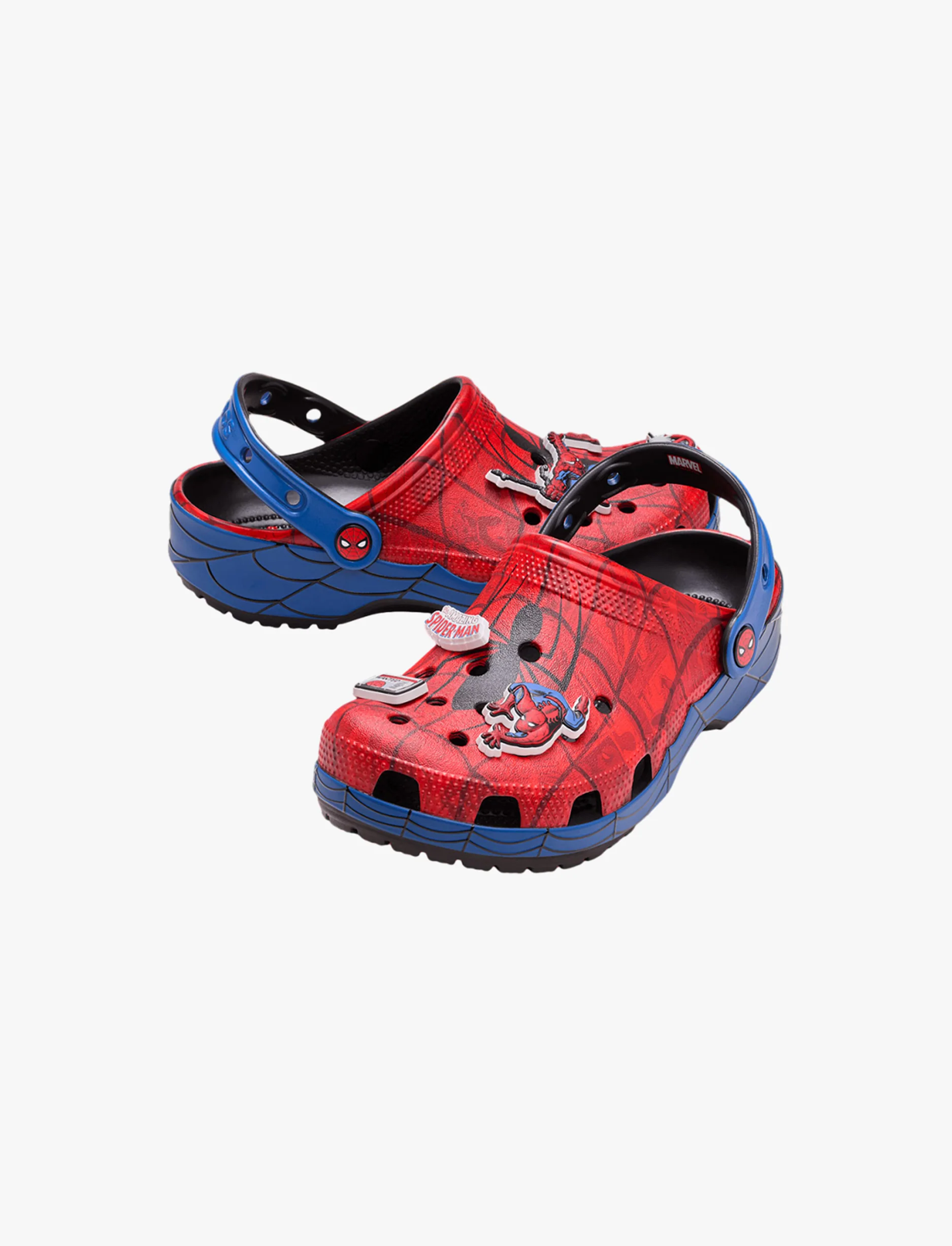Crocs Spider-Man Classic Clog K -כפכפי קרוקס קלוג ספיידרמן לילדים בצבע אדום/כחול - Image 4