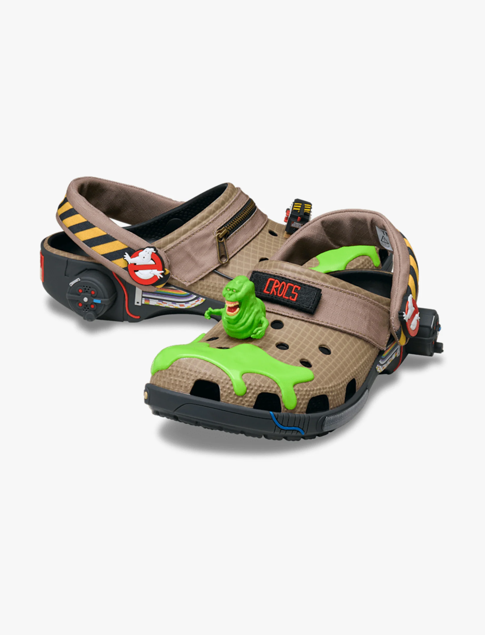Crocs Ghostbusters Classic Clog - כפכפי קלוג קרוקס גוסט באסטר בצבע חום/שחור - Image 3