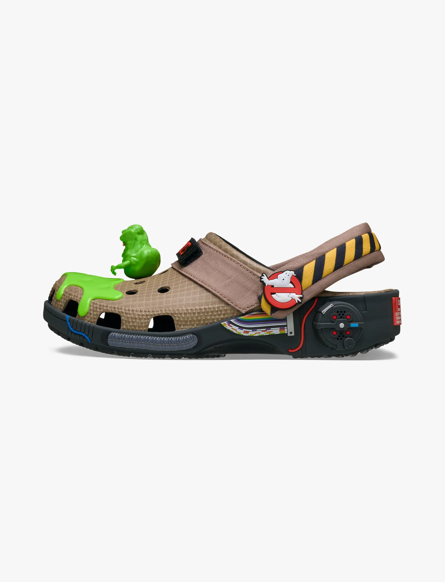 Crocs Ghostbusters Classic Clog - כפכפי קלוג קרוקס גוסט באסטר בצבע חום/שחור - Image 5