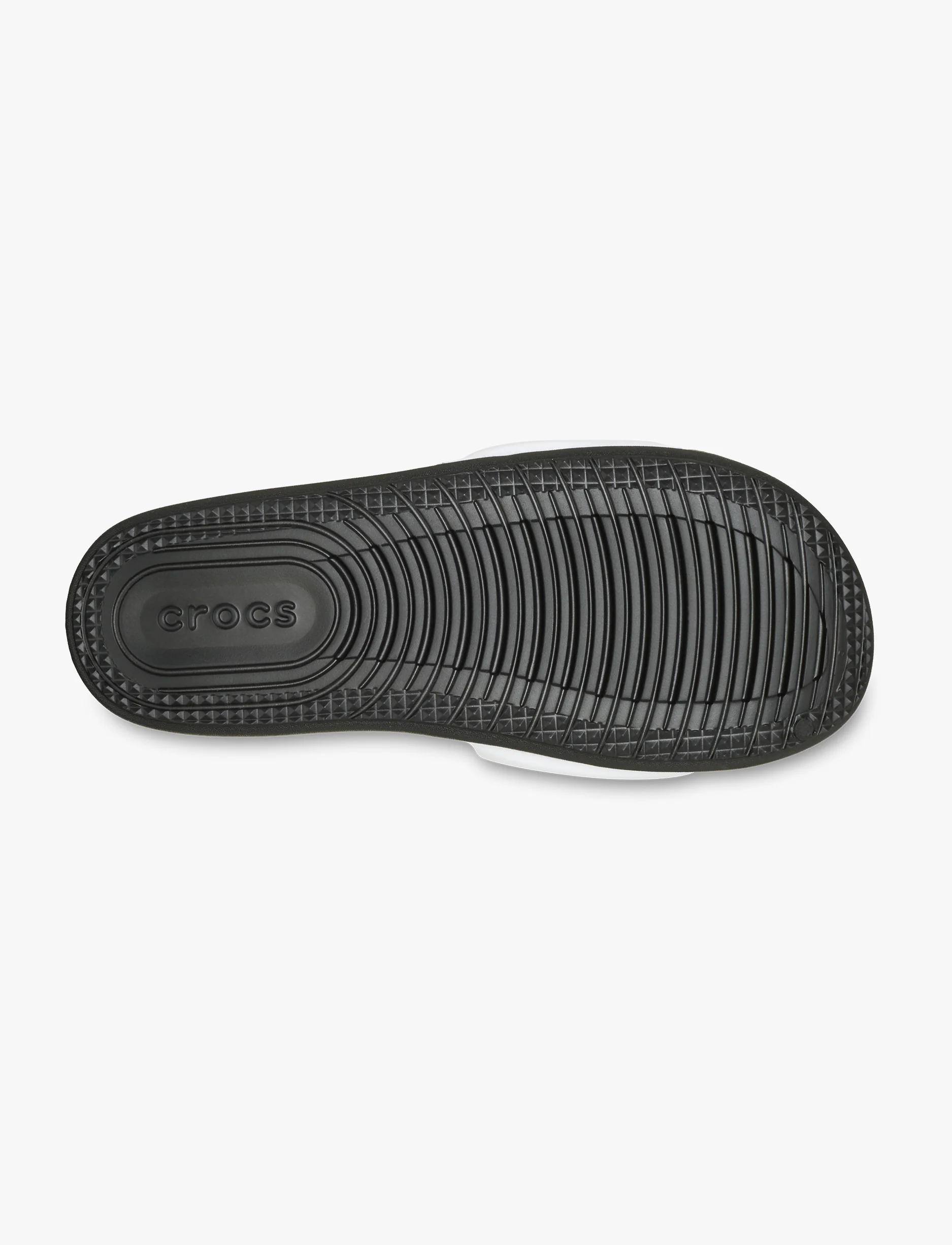 Crocs All Day Slide M - כפכפי סלייד קרוקס לגברים בצבע שחור/לבן - Image 7