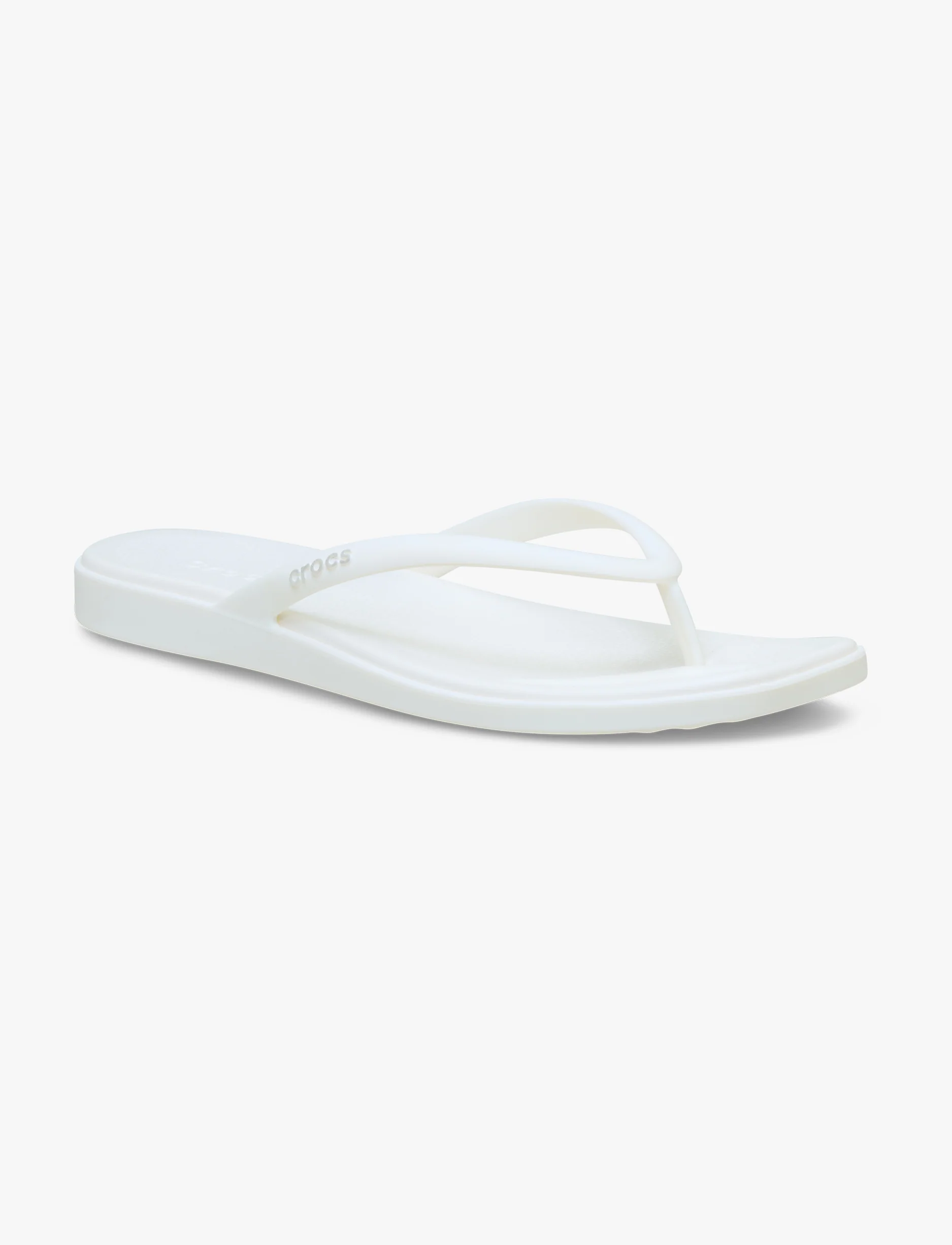 Crocs Miami Flip -  כפכפי אצבע קרוקס מיאמי לנשים בצבע לבן גיר