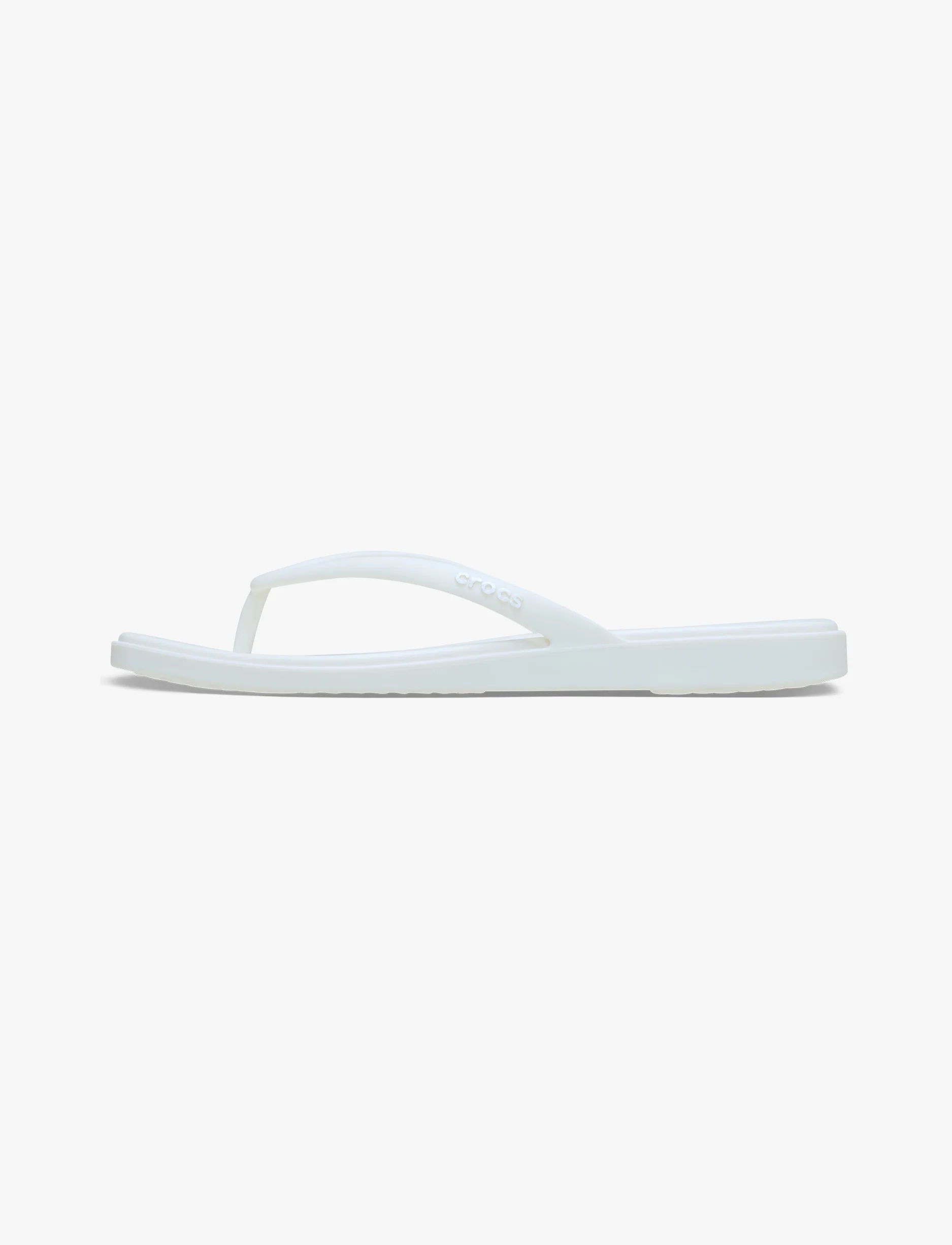 Crocs Miami Flip -  כפכפי אצבע קרוקס מיאמי לנשים בצבע לבן גיר - Image 6