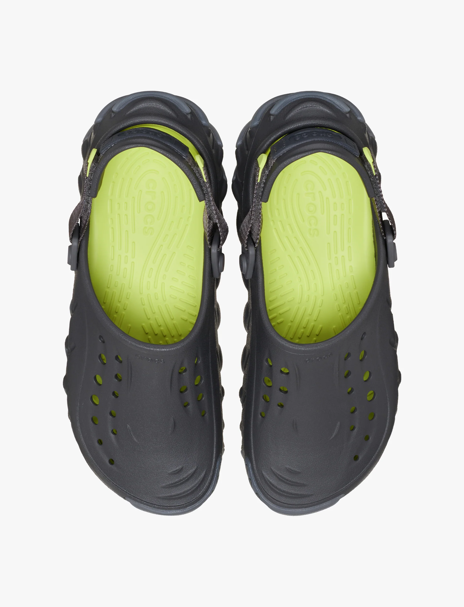 Crocs Echo Icy RO Clog - כפכפי קרוקס אקו קלוג בצבע שחור חול - Image 4
