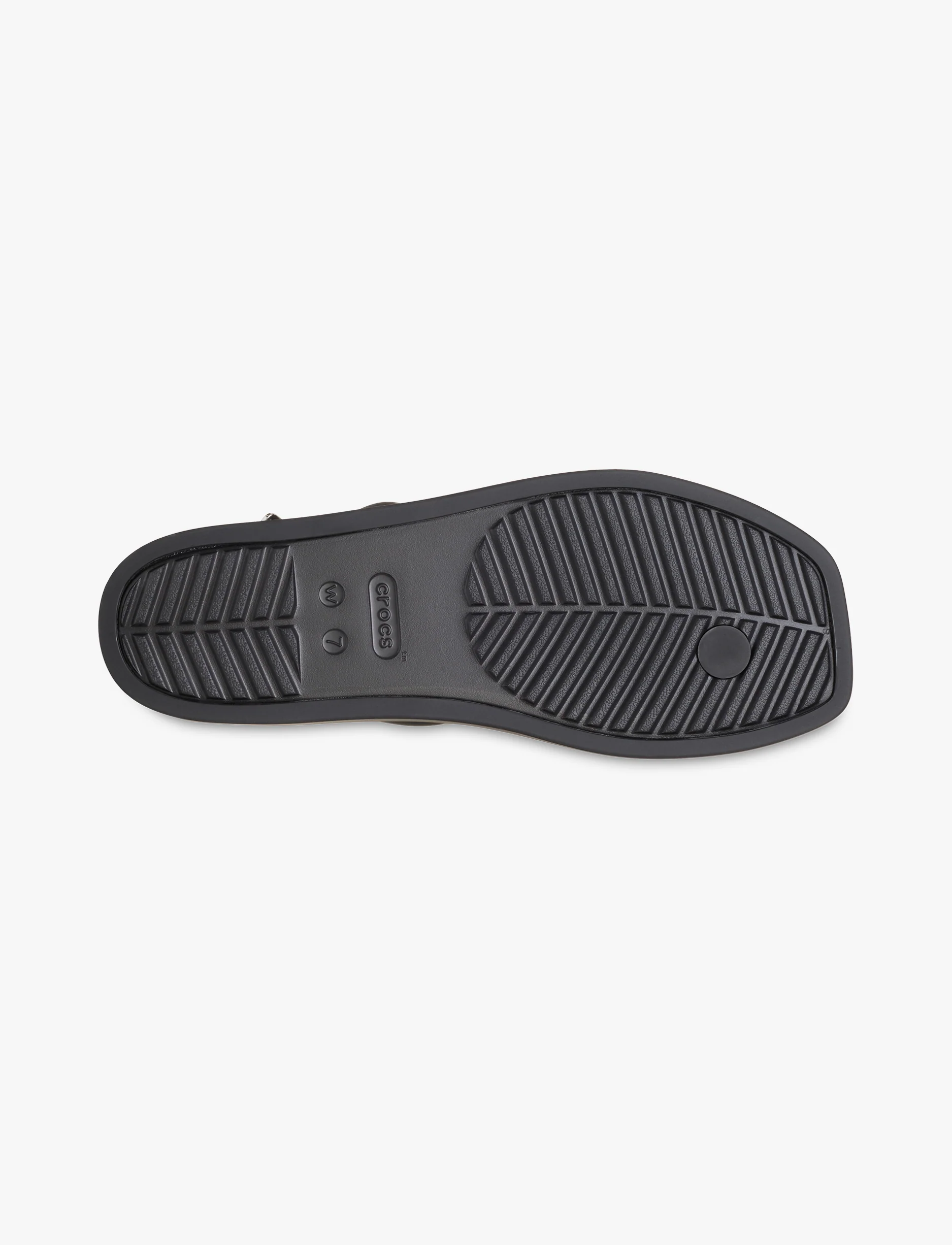 Crocs Miami Studded Thong Flip - סנדלי קרוקס מיאמי לנשים בצבע שחור - Image 7