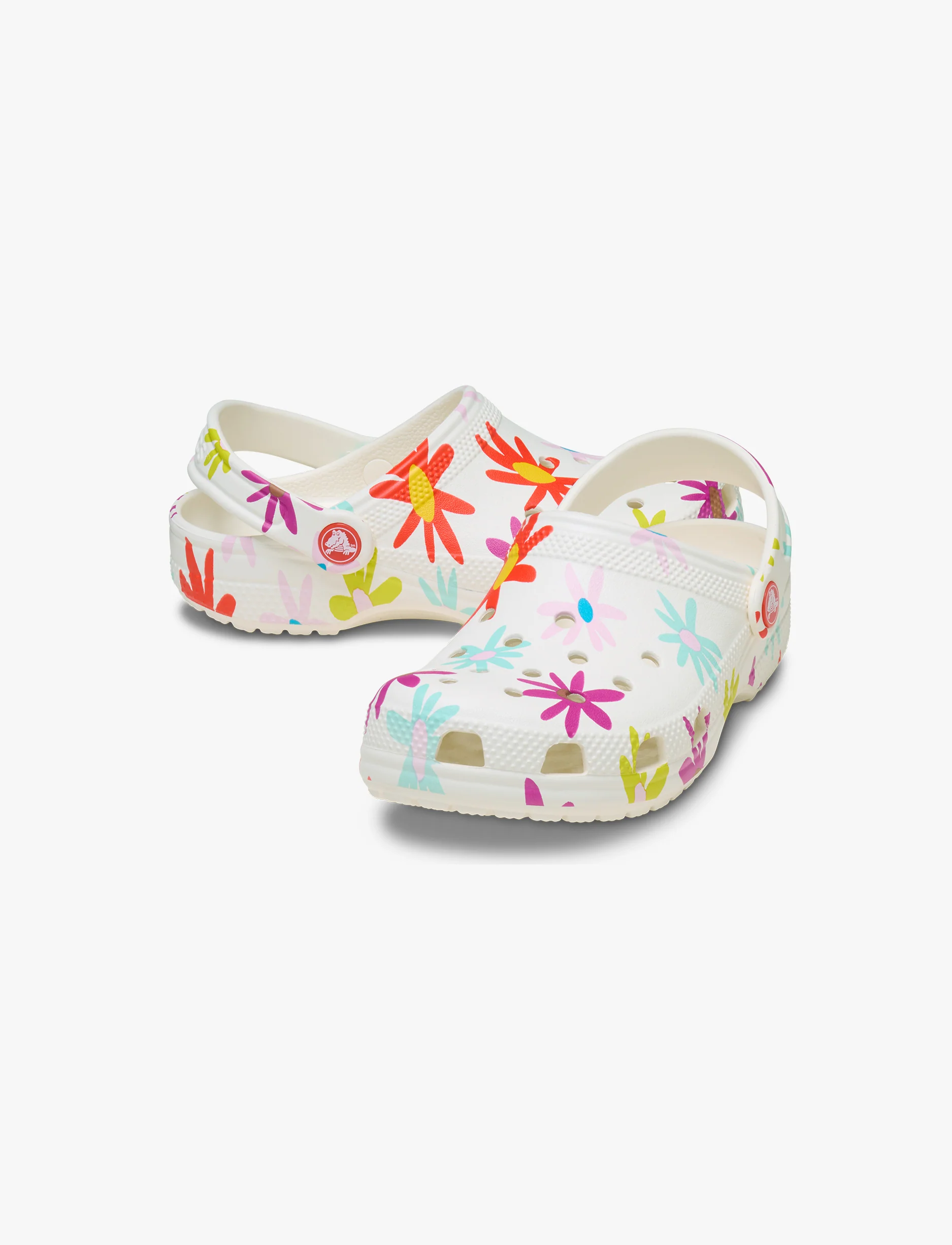 Crocs Classic Crafted Daisy Clog T -  כפכפי קלוג קרוקס בהדפס פרחוני לילדים מידות קטנות - Image 3