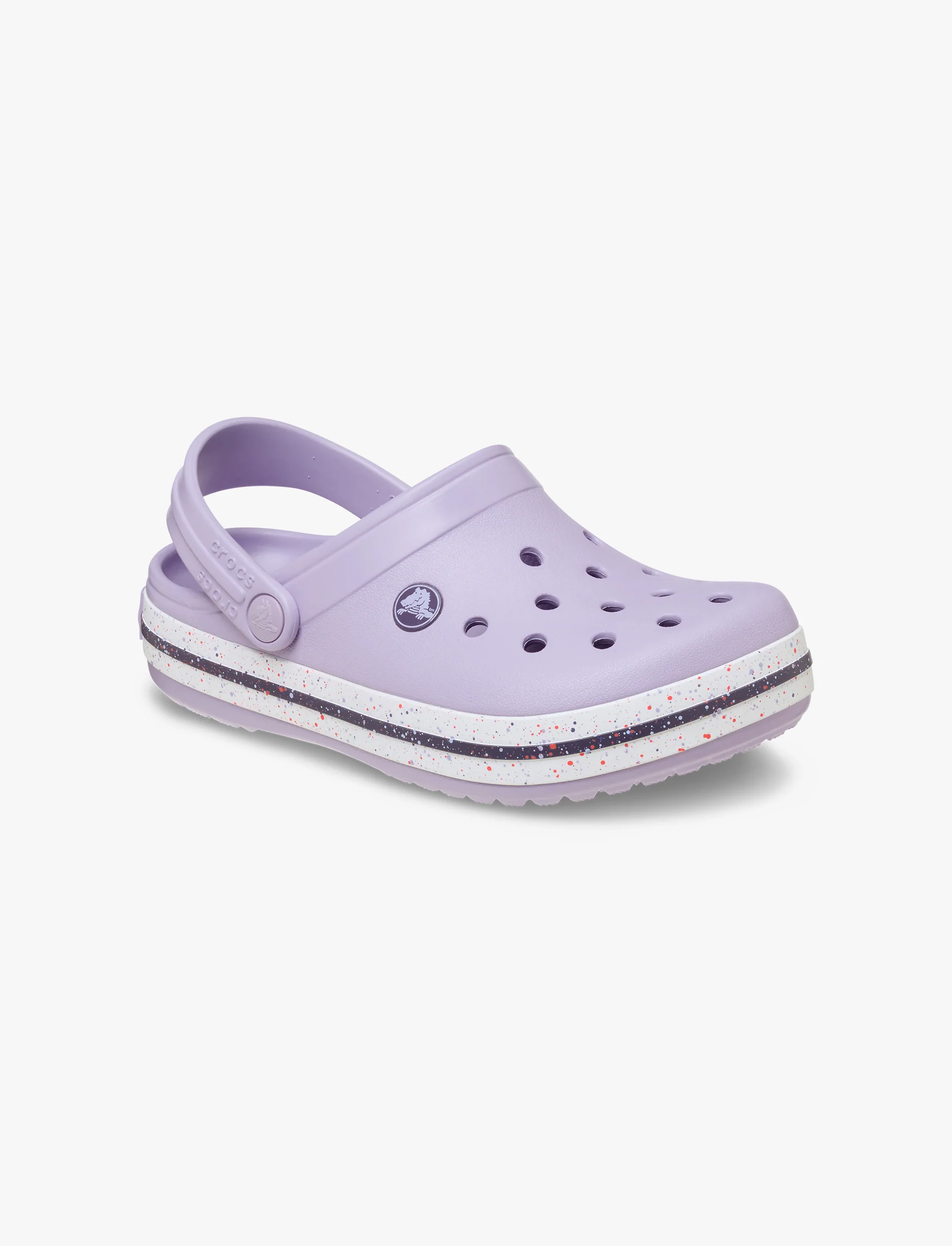 Crocs Kid's Crocband Speckled Band Clog - כפכפי קרוקס קרוקבנד קלוג לילדים בצבע לבנדר