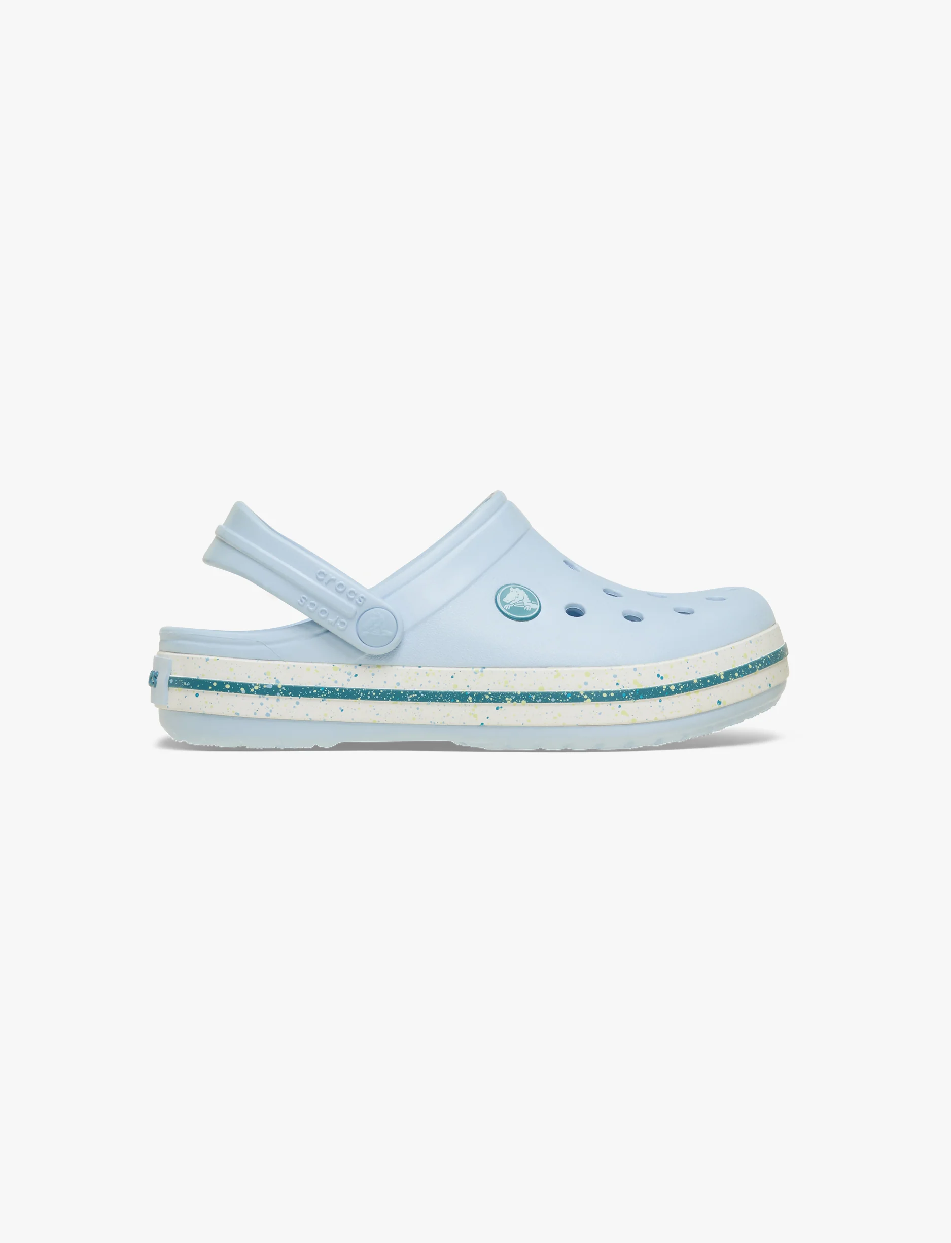 Crocs Crocband Speckled Band Clog - כפכפי קרוקבנד קלוג לילדים בצבע כחול פרוסט - Image 2