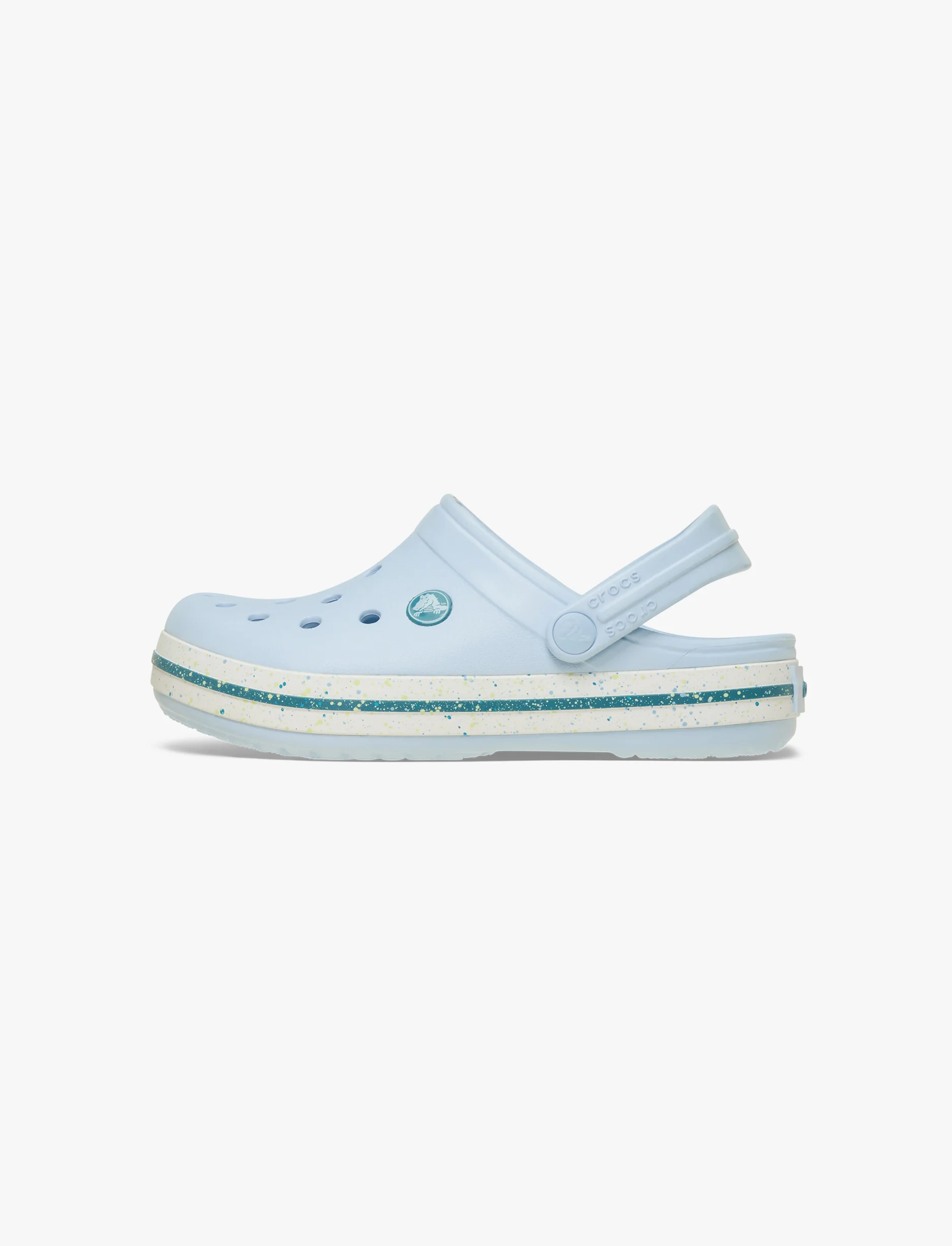 Crocs Crocband Speckled Band Clog - כפכפי קרוקבנד קלוג לילדים בצבע כחול פרוסט - Image 6
