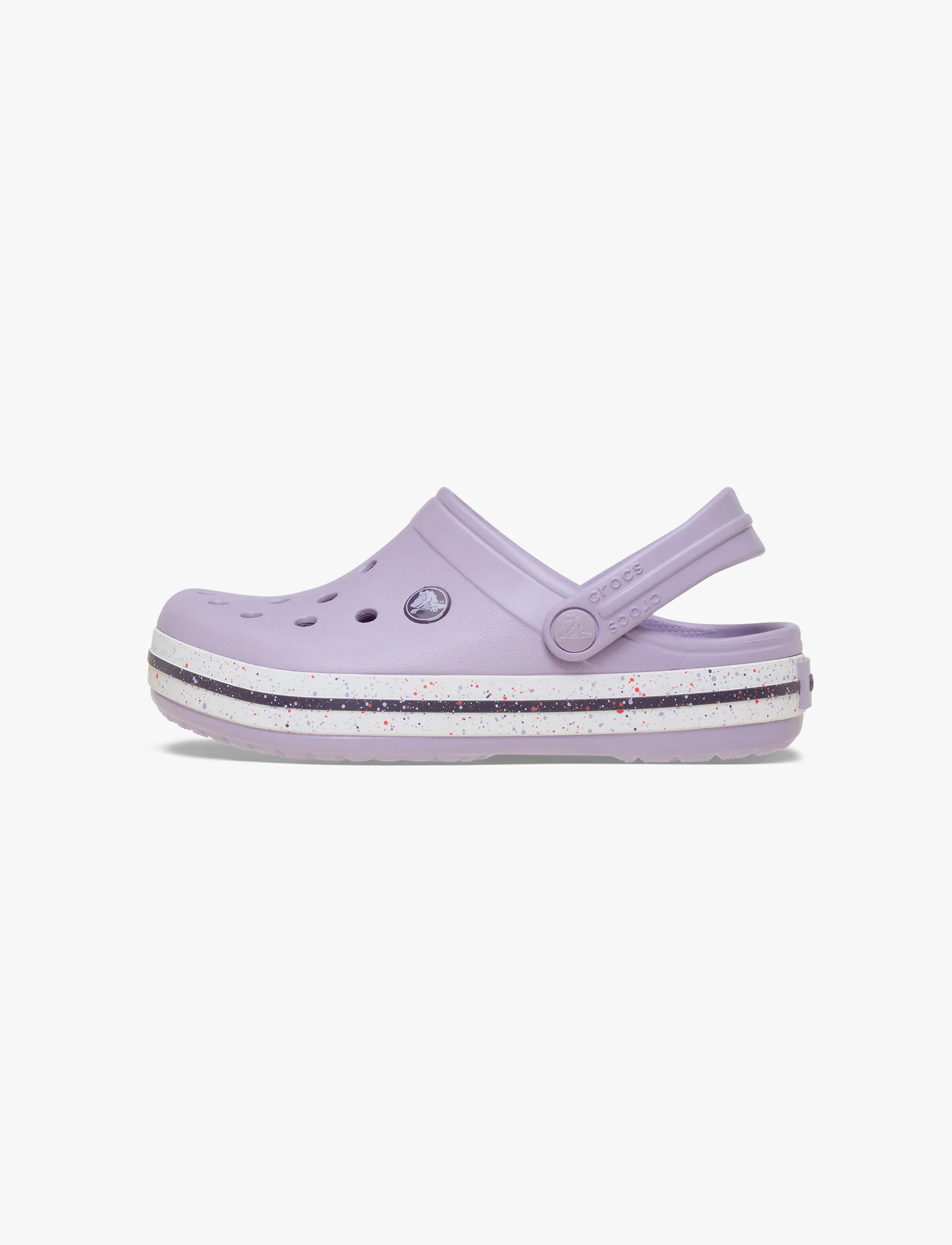 Crocs Crocband Speckled Band Clog - כפכפי קרוקבנד קלוג לילדים בצבע לבנדר - Image 5