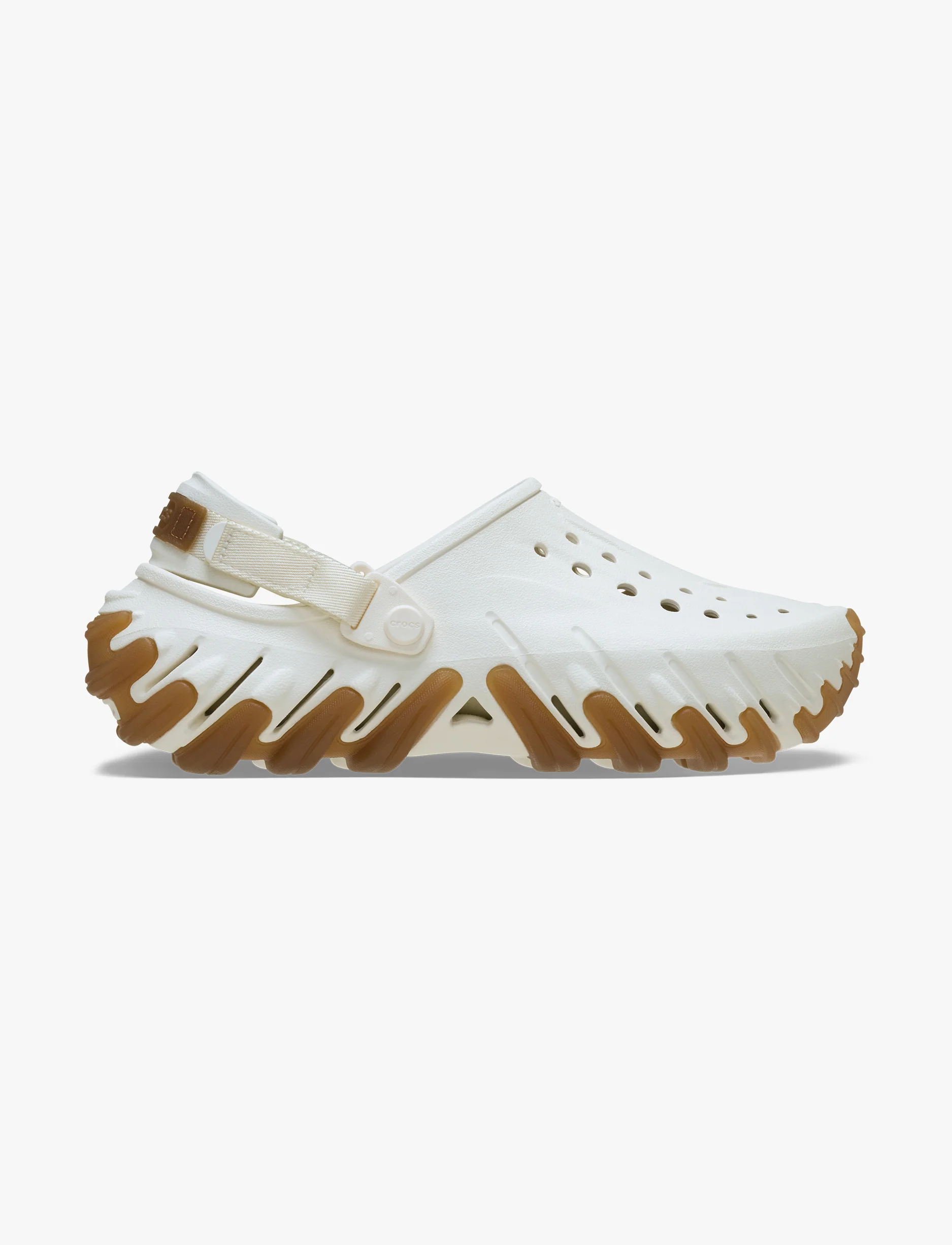 Crocs Echo Gum RO Clog - כפכפי אקו קלוג בצבע לבן גיר - Image 2