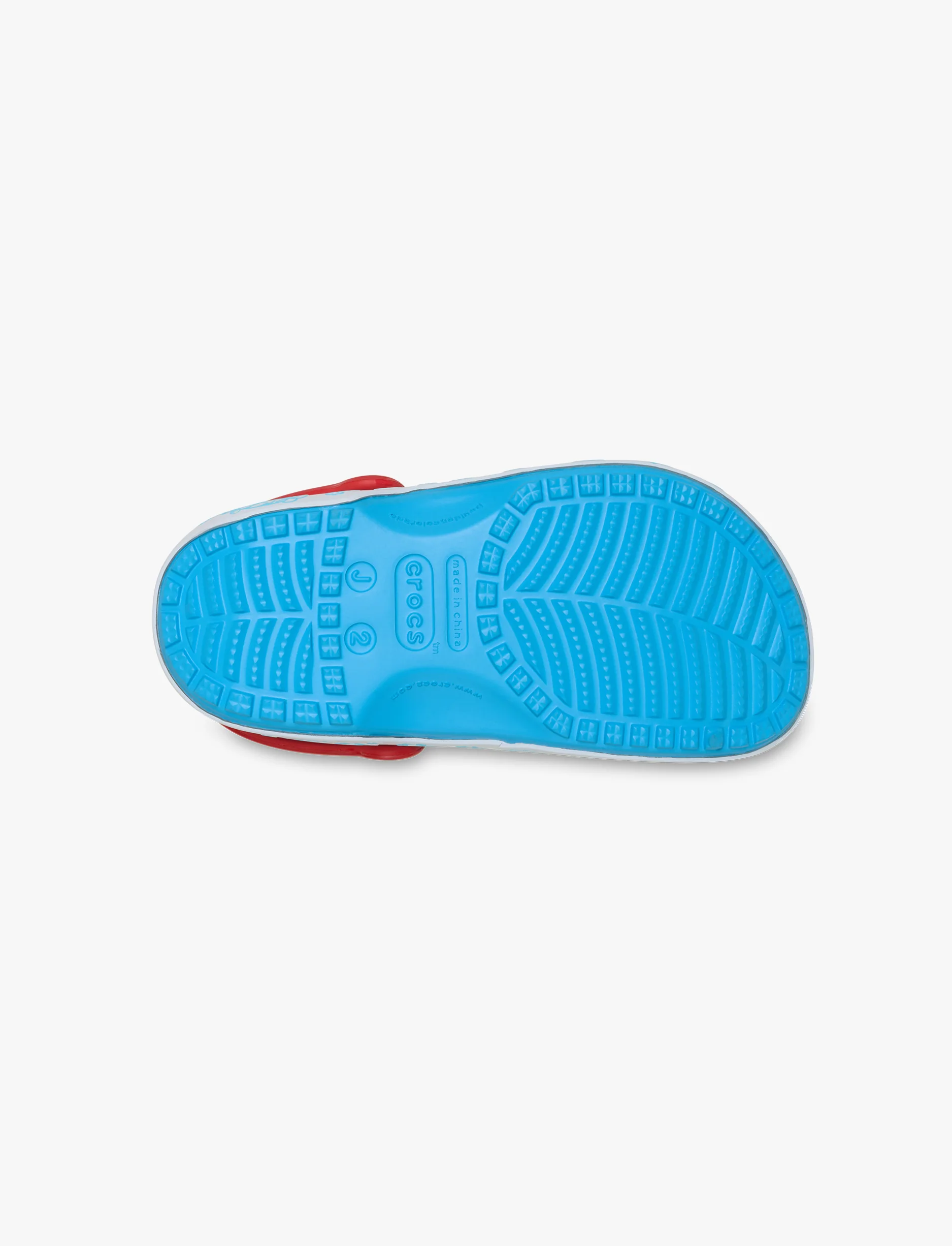 Crocs Doraemon Classic Clog - כפכפי קלוג קרוקס לילדים דורימון בצבע תכלת/לבן - Image 6
