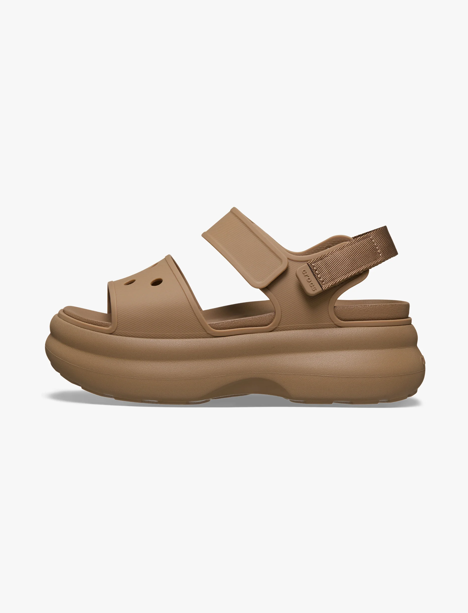 Crocs Soho Y Strap Sandal - סנדלי פלטפורמה סוהו קרוקס לנשים בצבע חום כהה ספירה - Image 6
