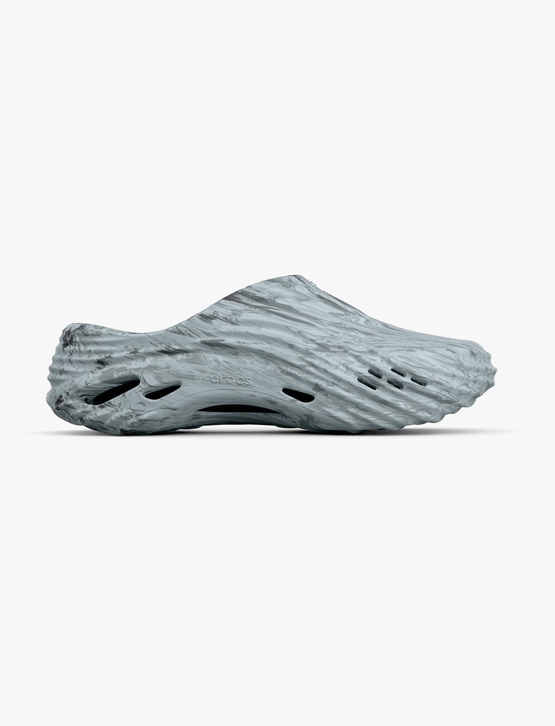 Crocs Echo Marbled Wave - כפכפי קרוקס אקו קלוג בצבע שחור/לבן - Image 2