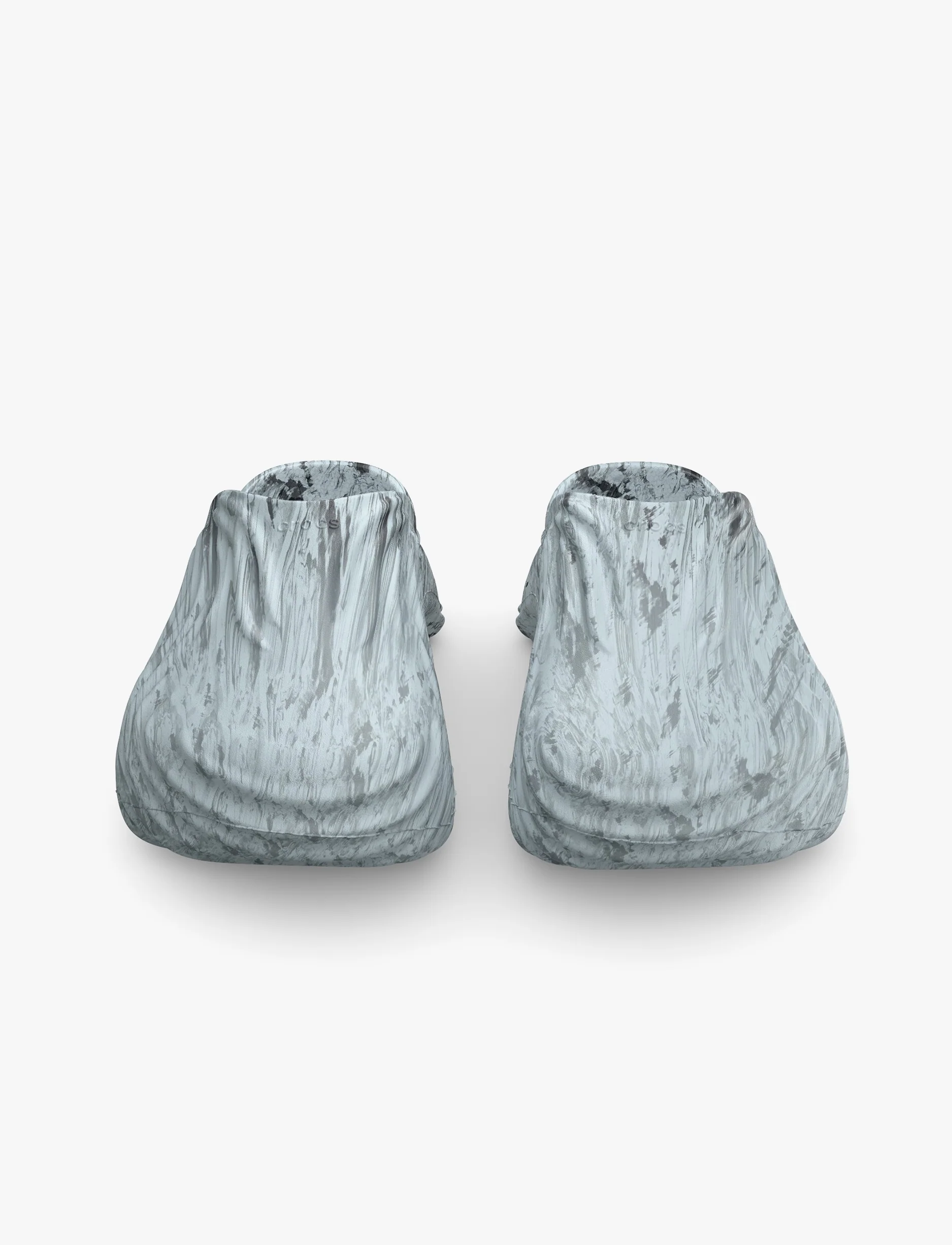 Crocs Echo Marbled Wave - כפכפי קרוקס אקו קלוג בצבע שחור/לבן - Image 5