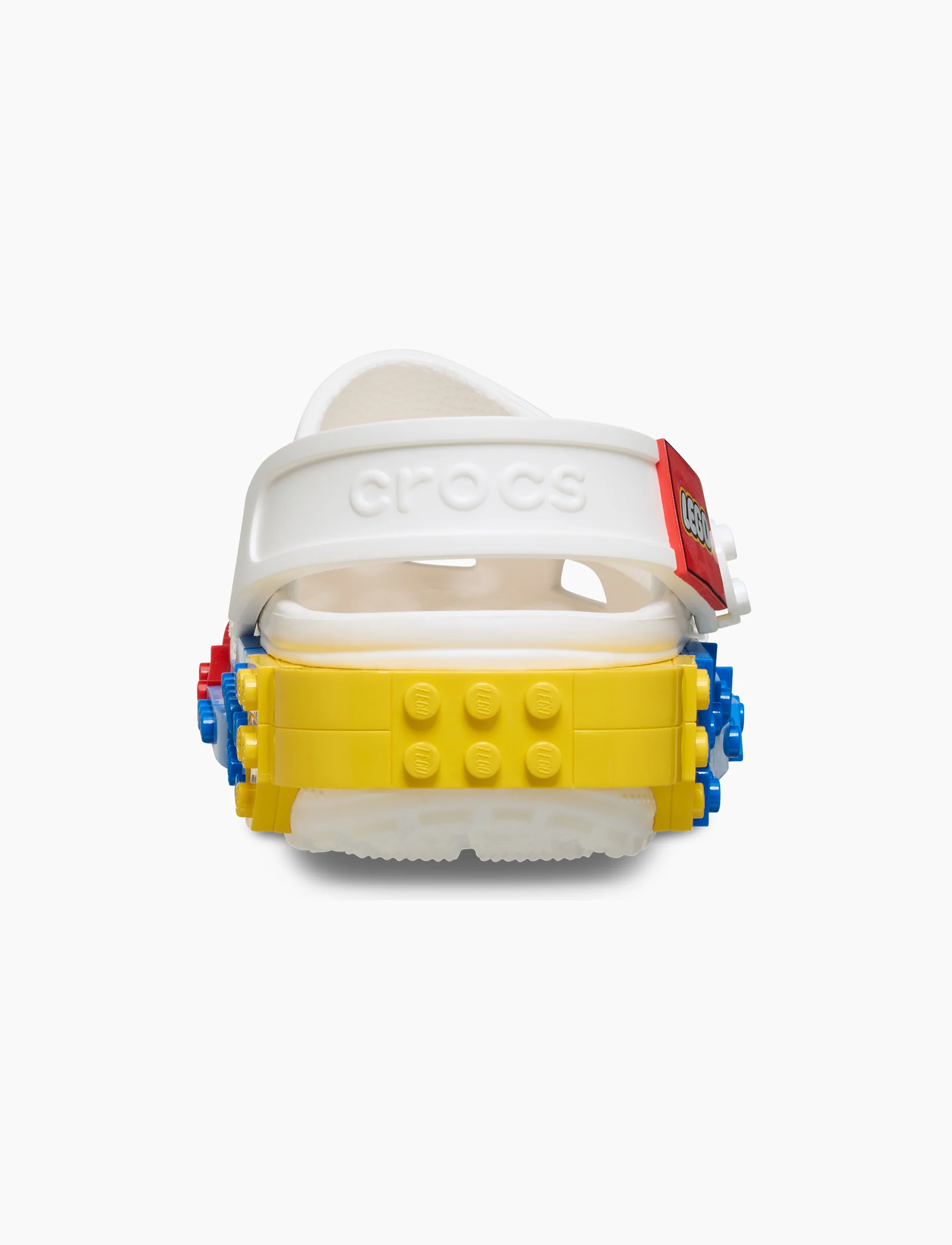 Crocs LEGO 4LW System Clog - כפכפי קלוג קרוקס לגו בצבע לבן - Image 5