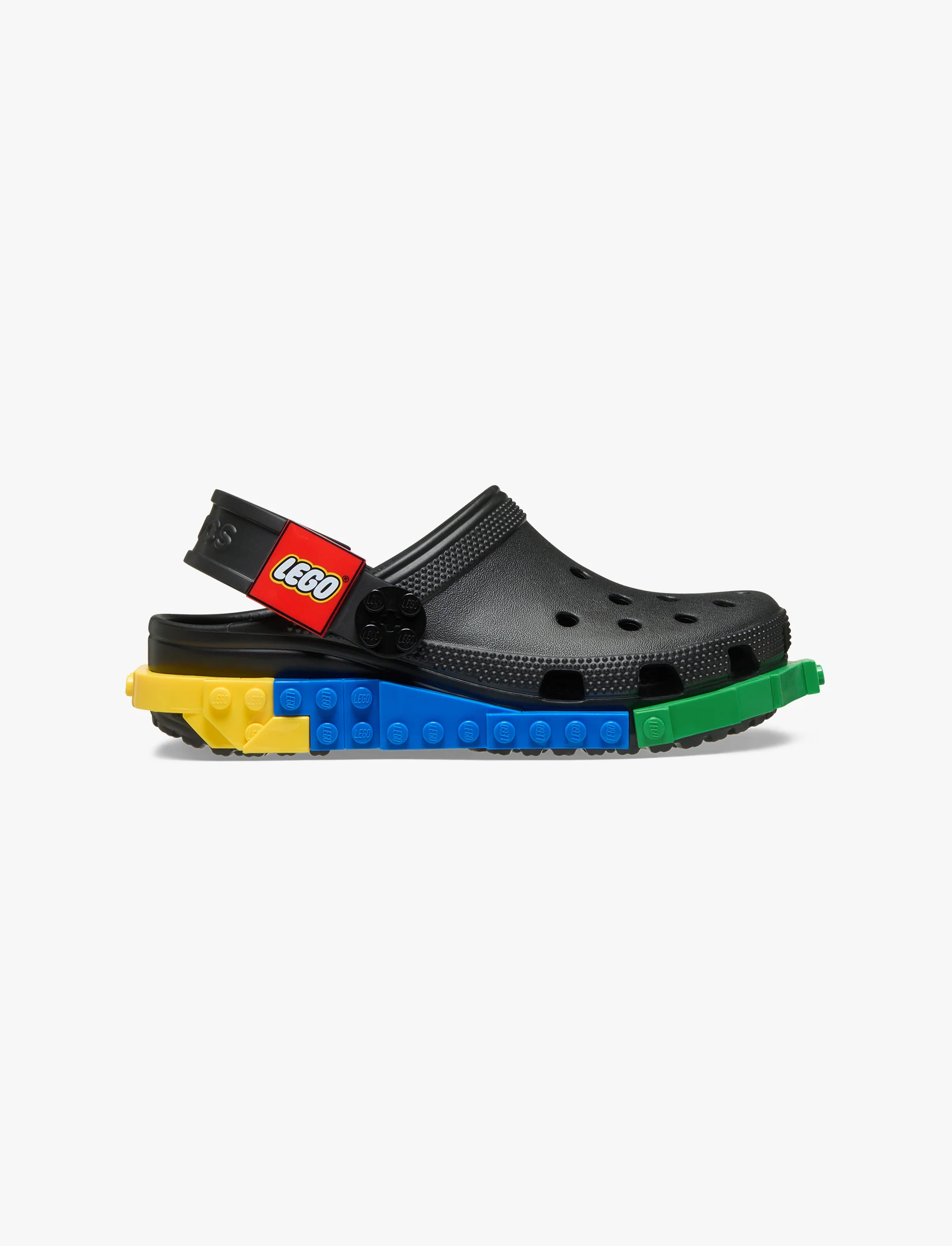 Crocs LEGO 4LW System Clog K - כפכפי קלוג קרוקס לגו לילדים בצבע שחור - Image 2