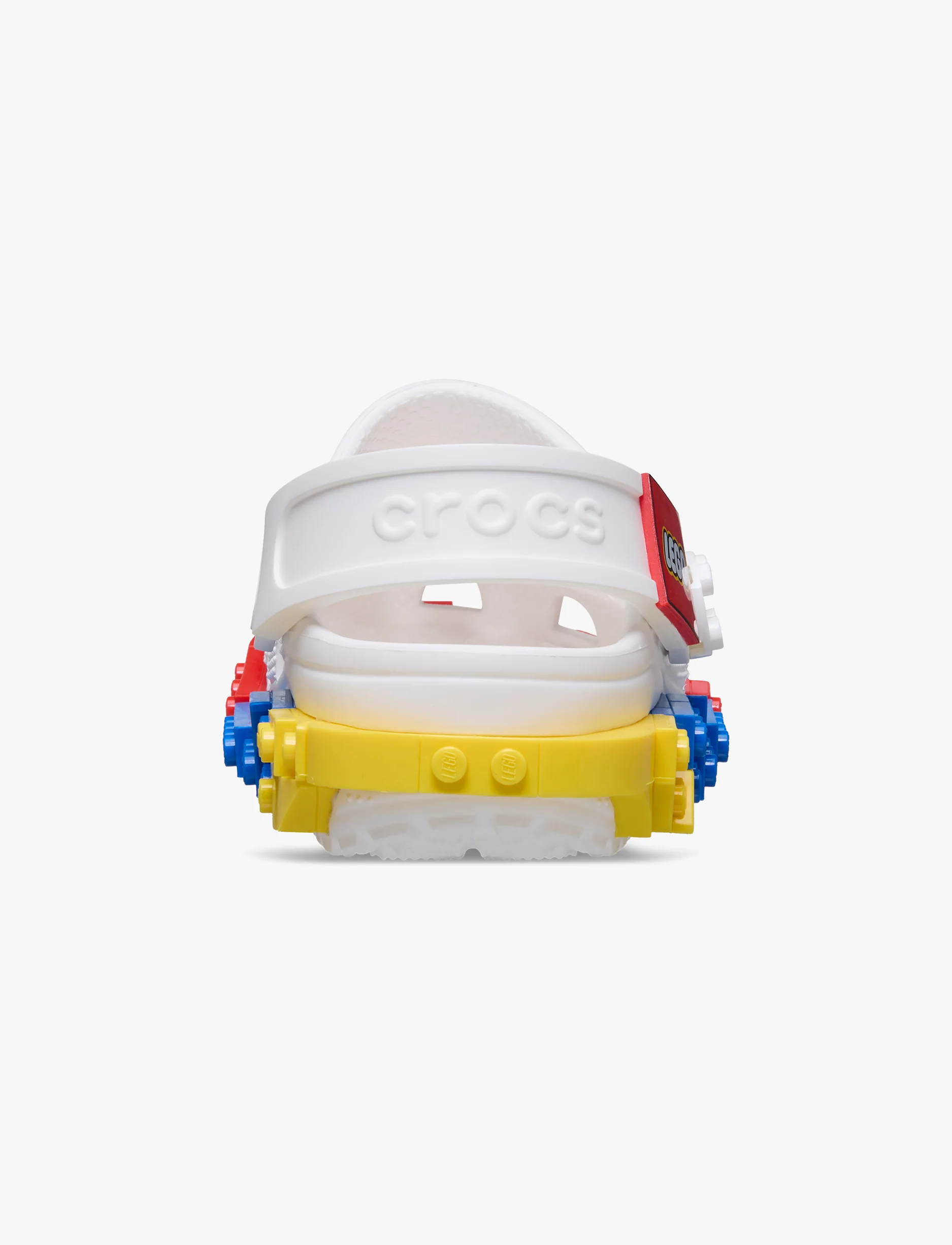 Crocs LEGO 4LW System Clog K - כפכפי קלוג קרוקס לגו לילדים בצבע לבן - Image 6