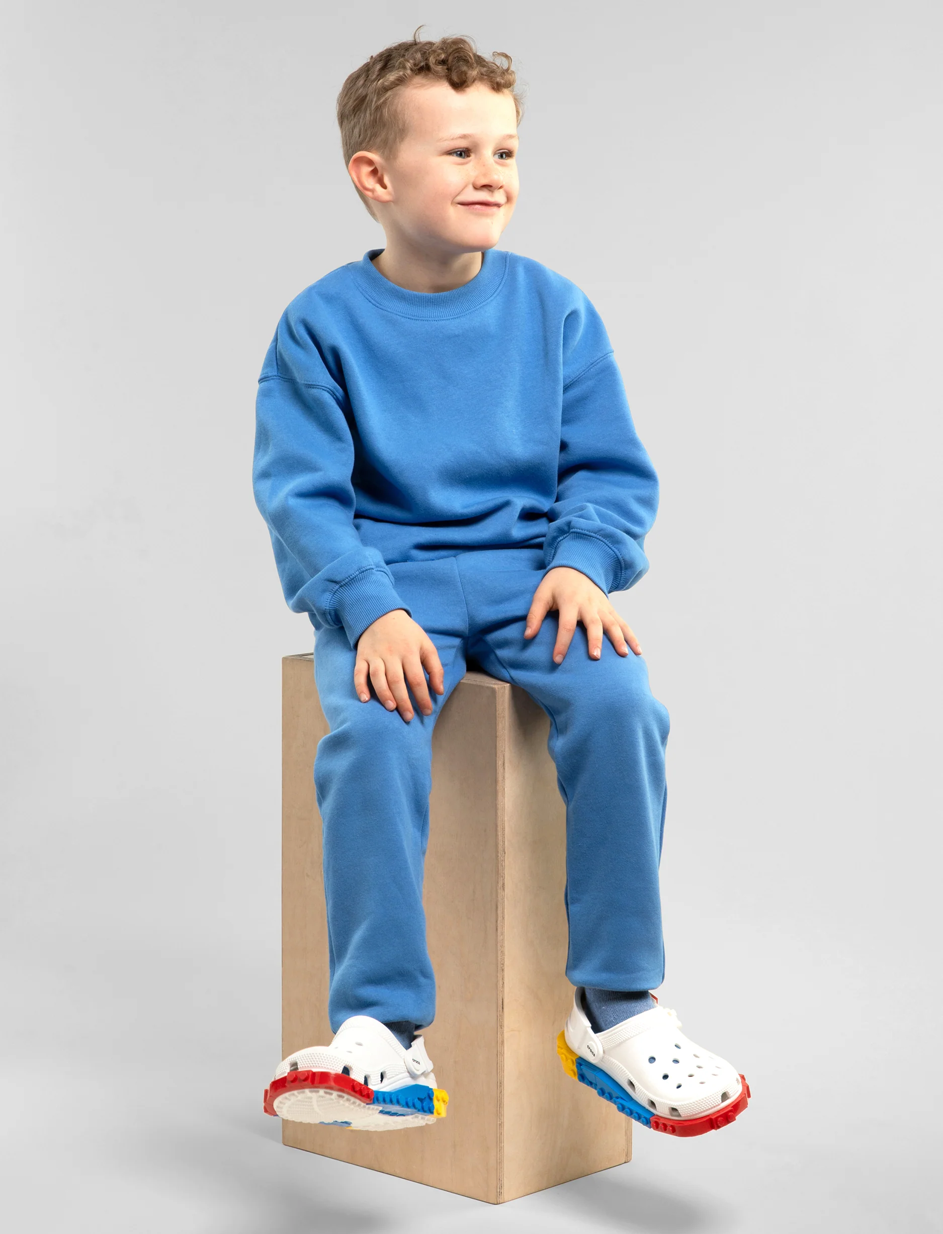 Crocs LEGO 4LW System Clog K - כפכפי קלוג קרוקס לגו לילדים בצבע לבן - Image 8