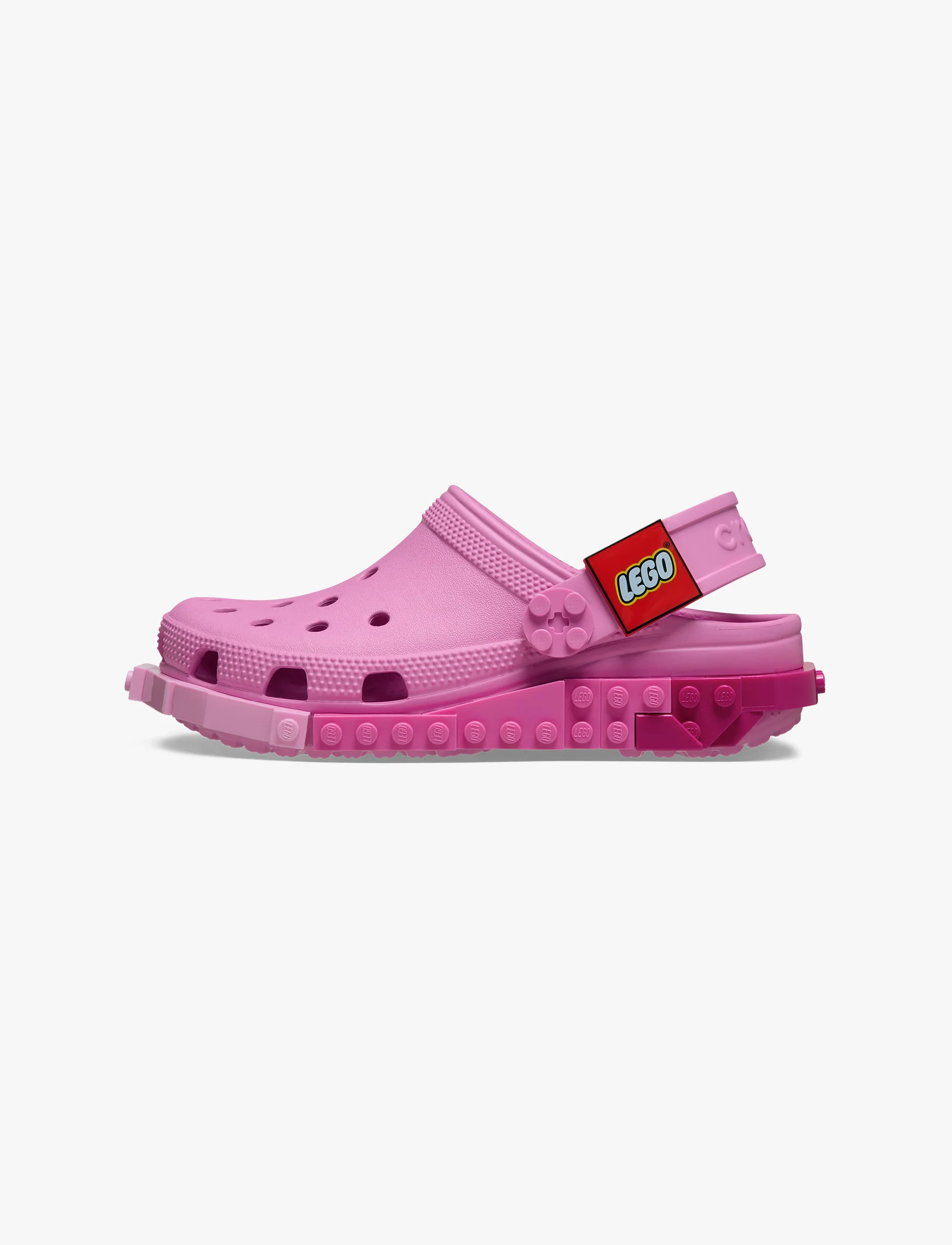 Crocs LEGO 4LW System Clog K - כפכפי קלוג קרוקס לגו לילדים בצבע ורוד טאפי - Image 5