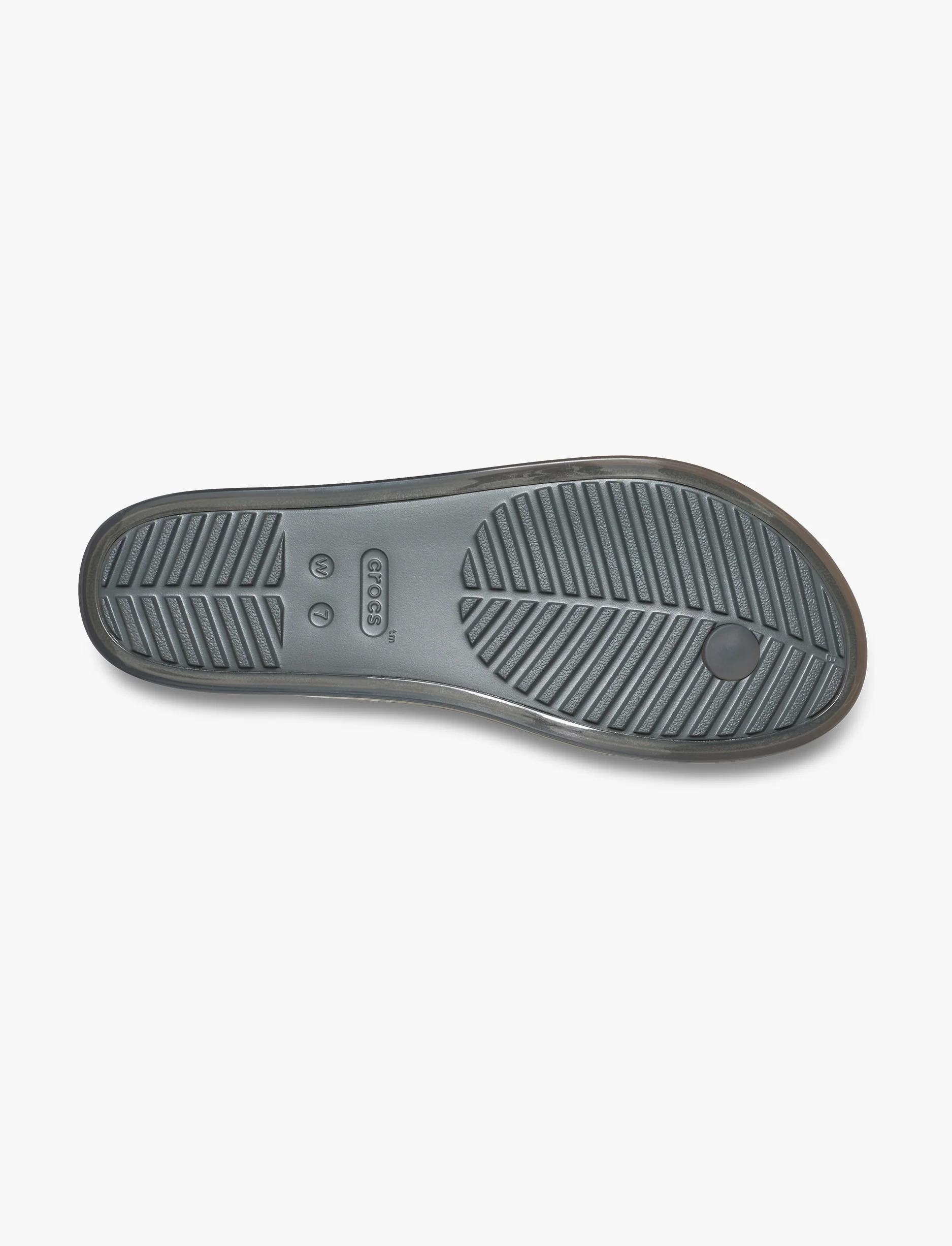 Crocs Miami Round Toe Jelly -  כפכפי אצבע מיאמי קרוקס לנשים בצבע קרבון ג'לי - Image 6
